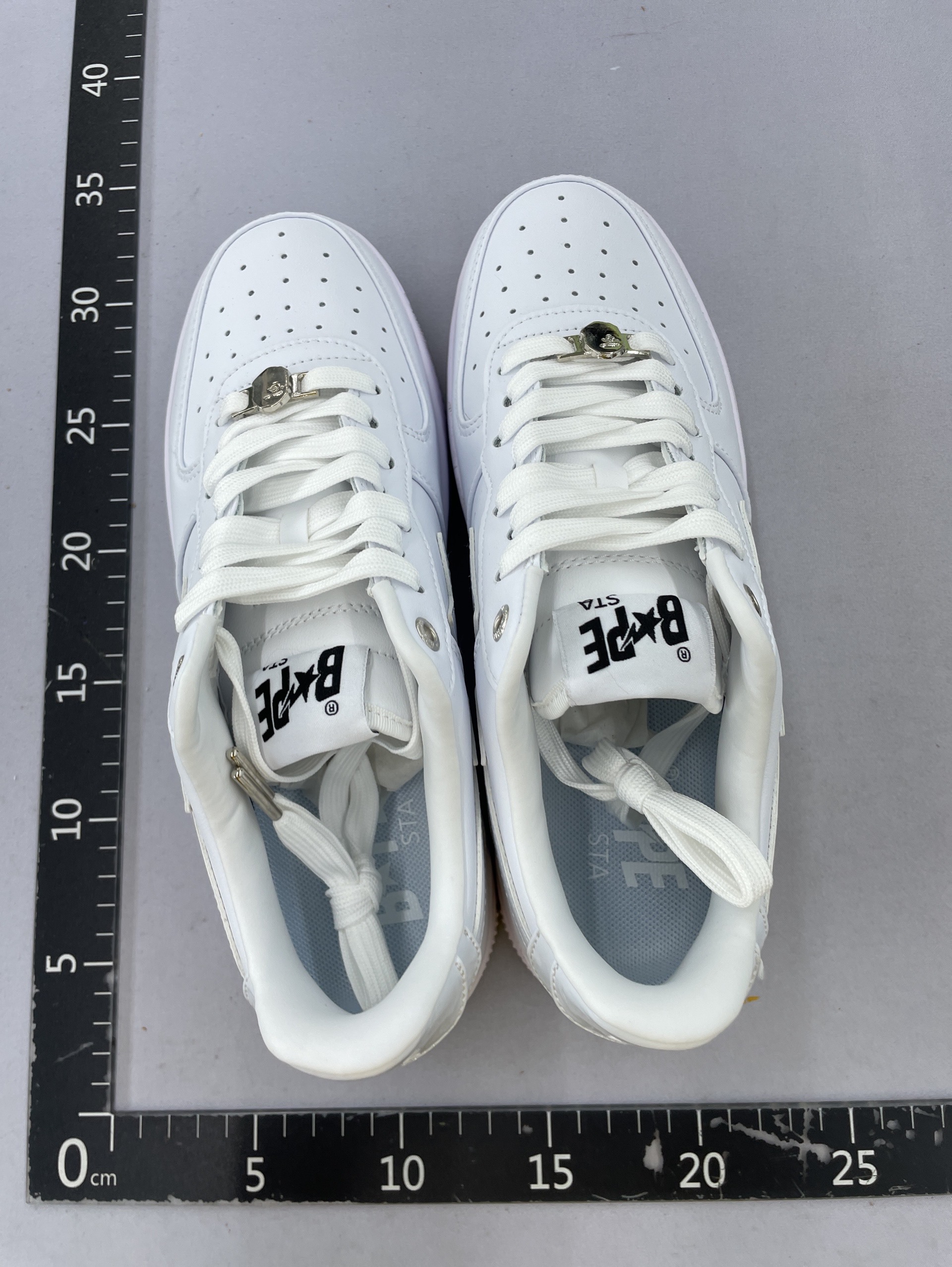 [version c] link2 bape sta to low ape* head classic patent leather low-top sports casual sneakers full set original cardboard last development 6