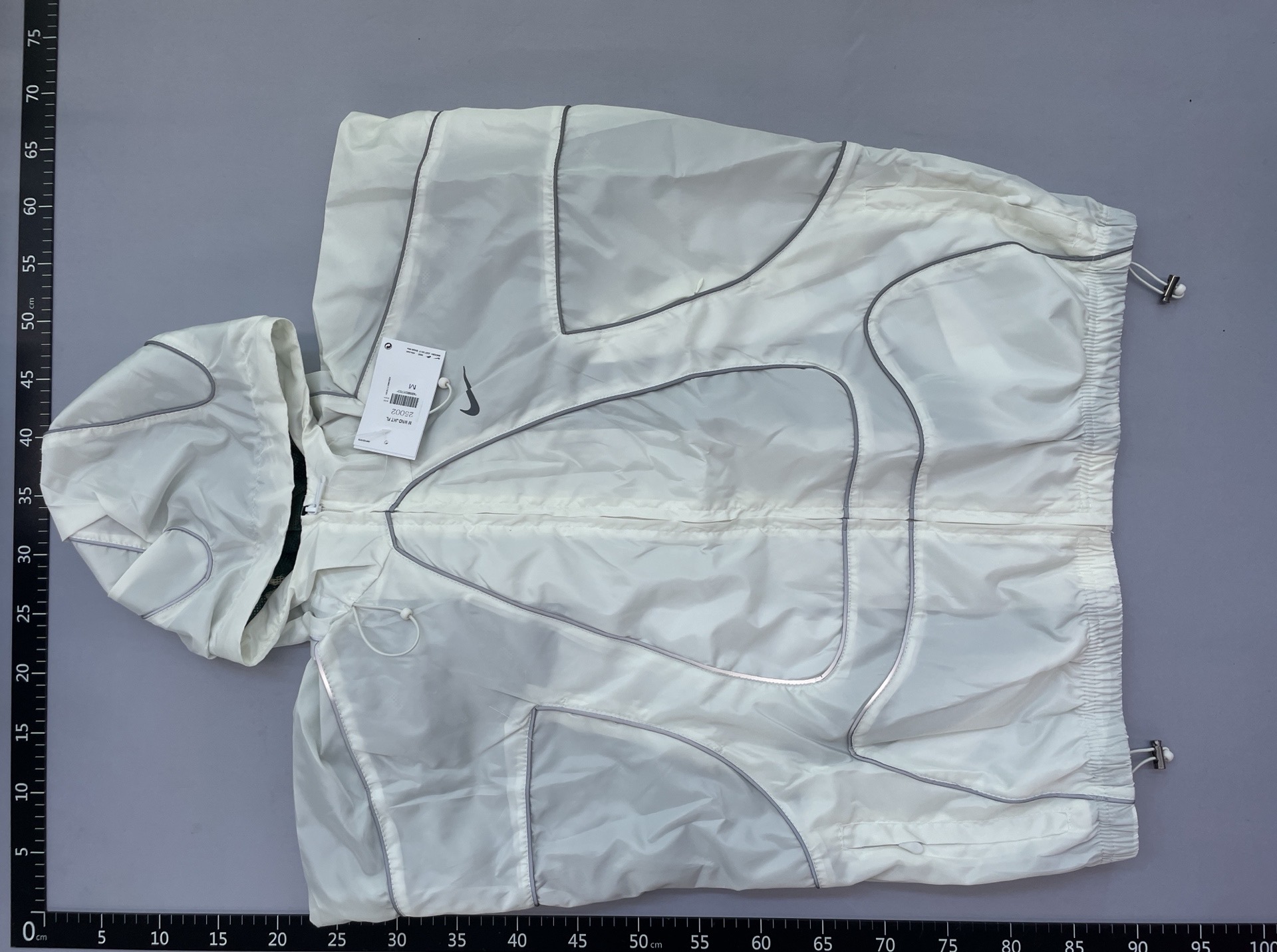Cross-border nk devil’s island co-branded hook jacket outwear hooded men’s and women’s windbreaker waterproof reflective strip tops pants 4