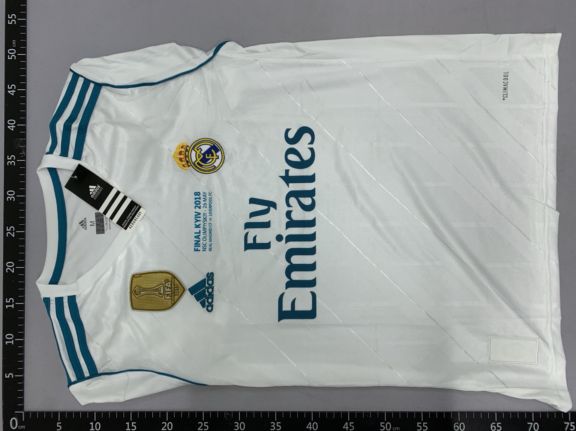 1718 real madrid home & away jersey #7 cristiano ronaldo short sleeve retro throwback football kit training top 4