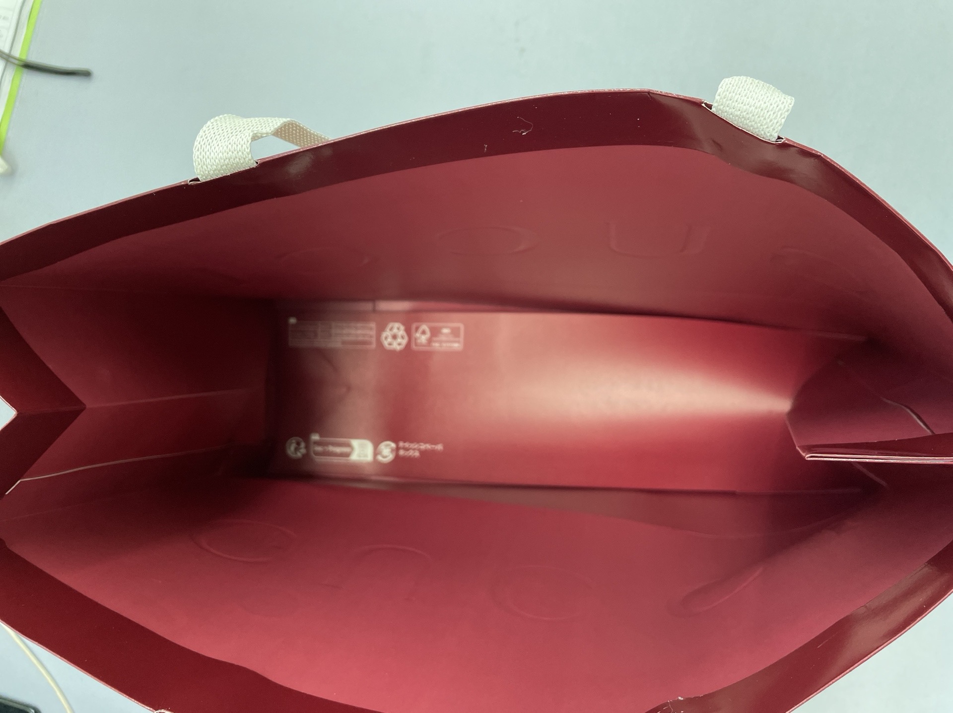 Drop shipping gu gujia new arrival paper bag red packaging box satchel bag belt scarf bag box in stock 5