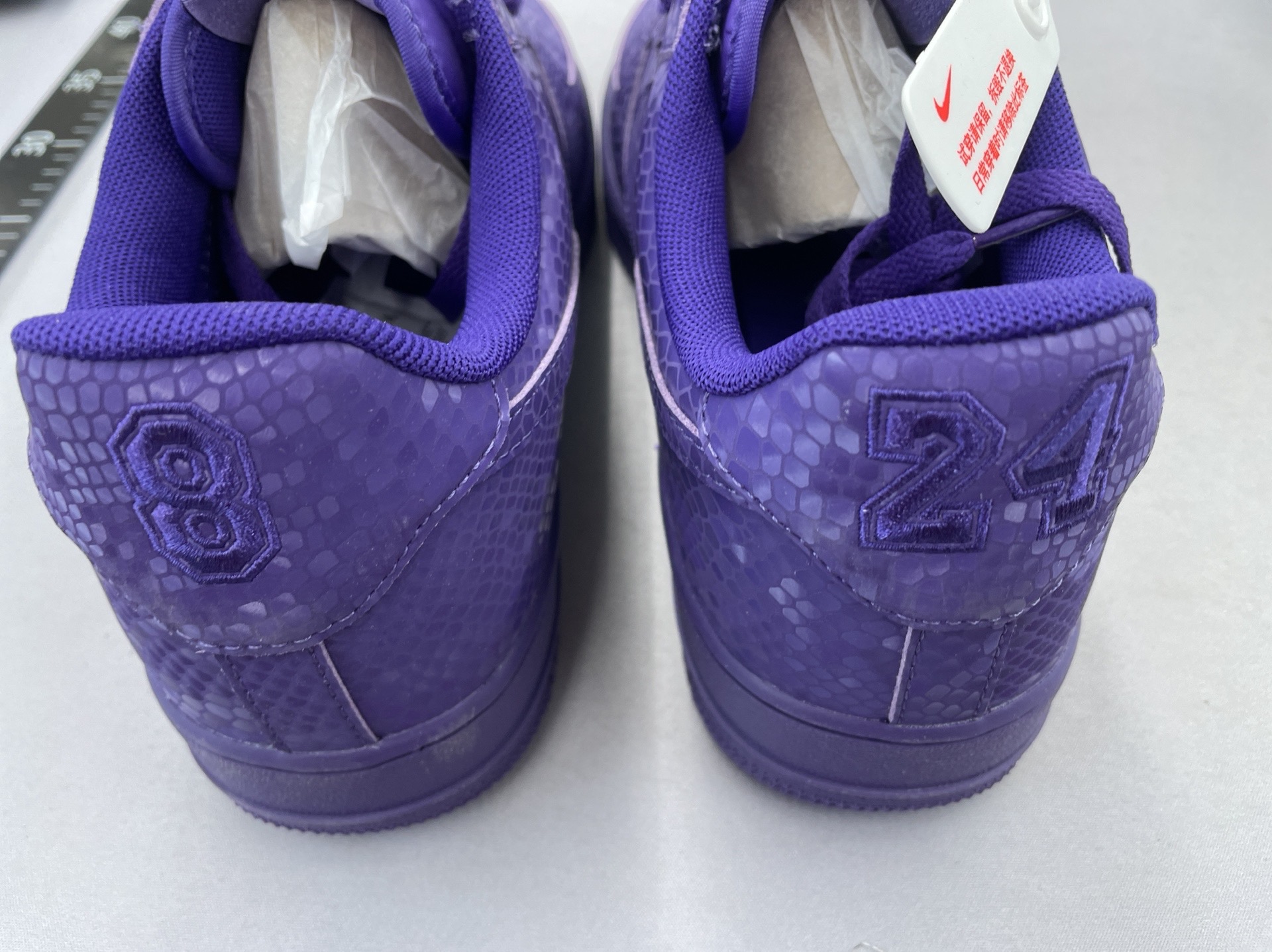 Air force kobe bryant sneakers af1 purple mamba snake pattern fashiontrendy shoes men’s and women’s thick sole height increasing sports sneakers 5