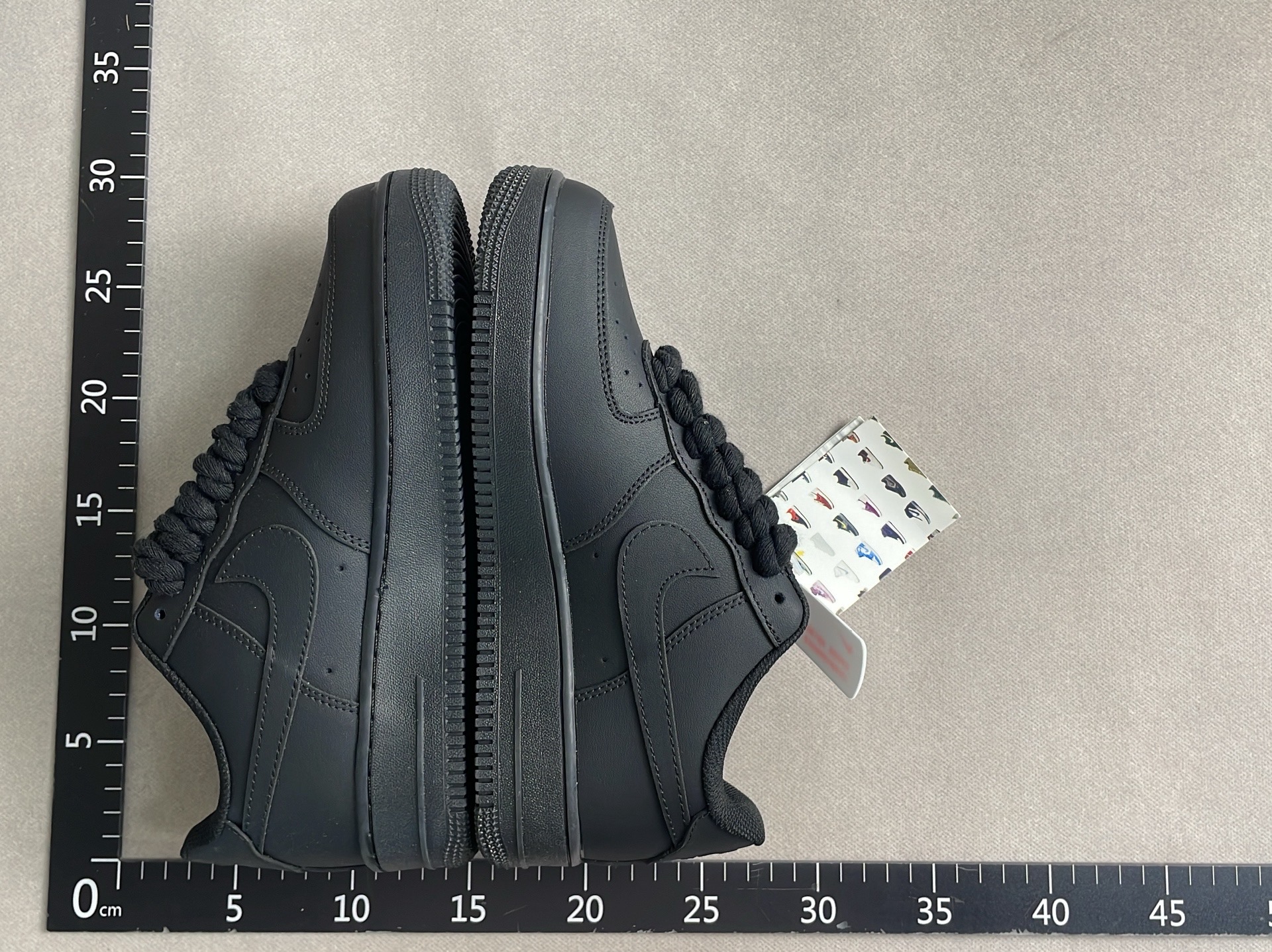 Cross-border exclusive small batch custom-made retro thick hemp rope retro white shoes classic af1 men’s and women’s boards 5
