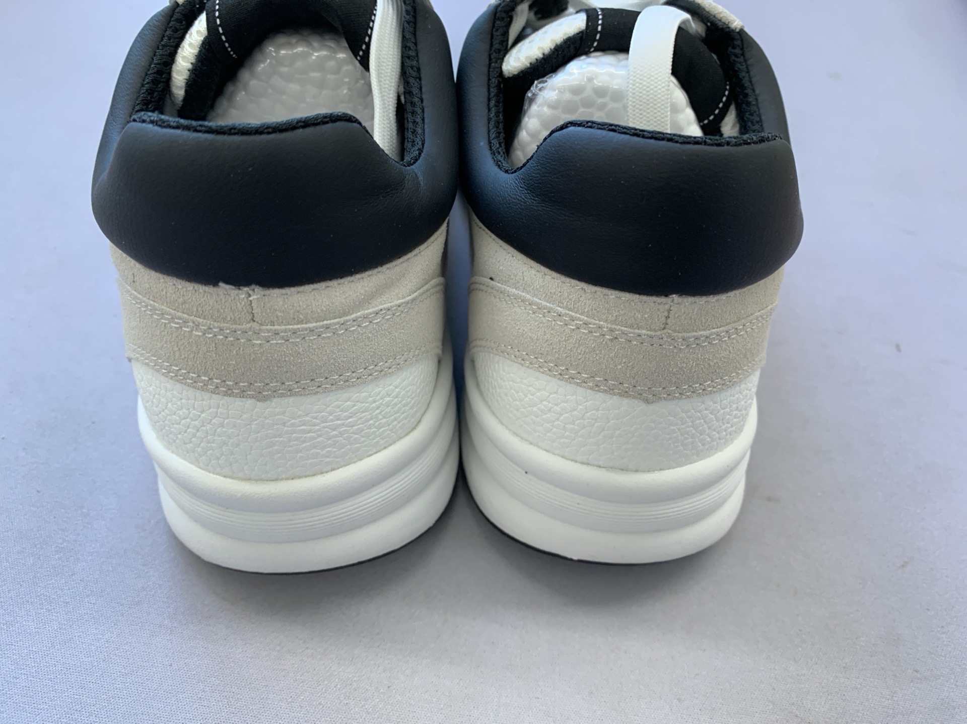 Wind dad shoes women’s 2024 new genuine leather thickenedthick solewhite shoes genuine leather mesh easiest for match sneakers women 6