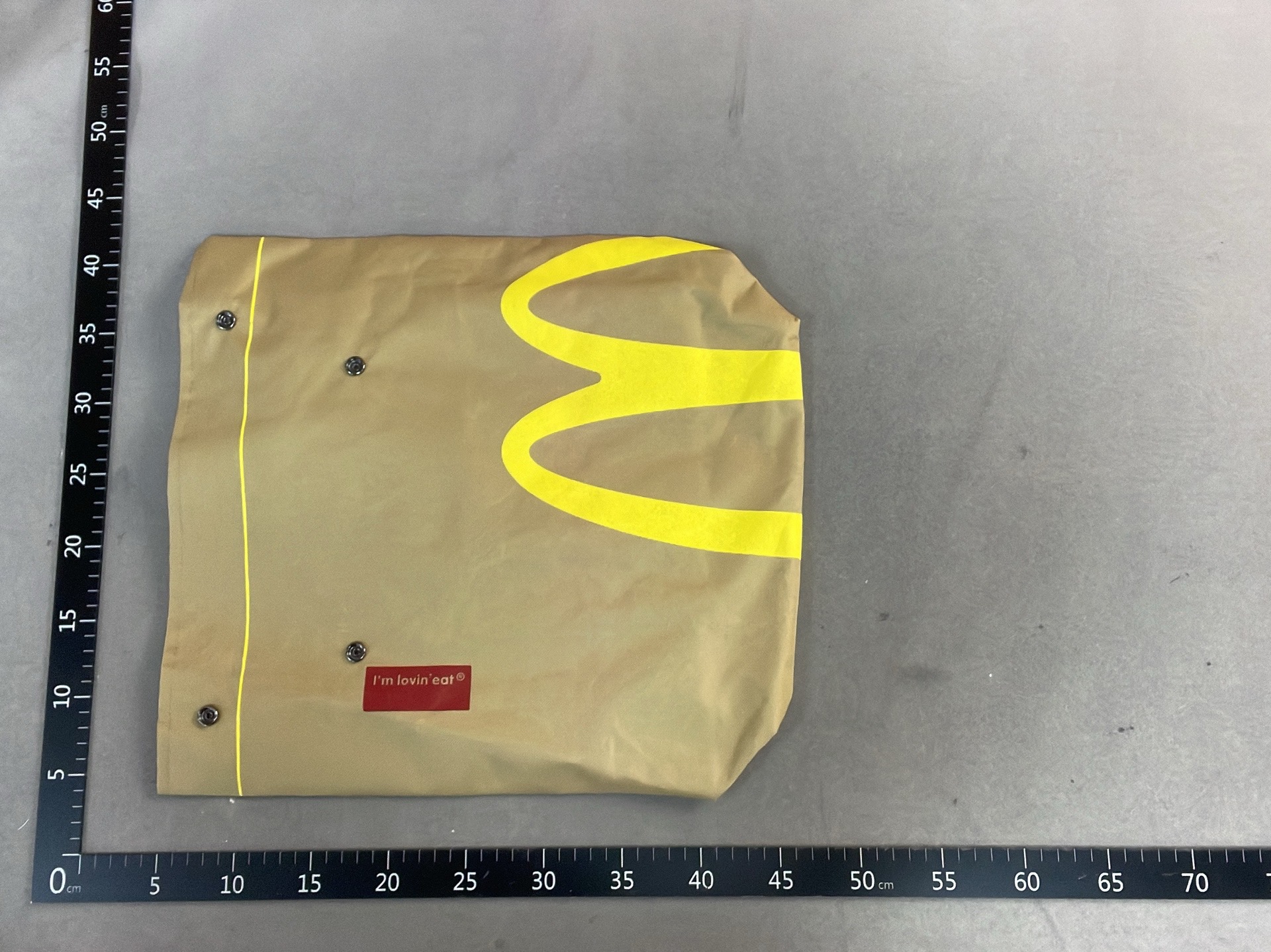 New arrival bag popular mcdonald’s large capacity backpack casual backpack hamburger paper bag bag student class bag 4