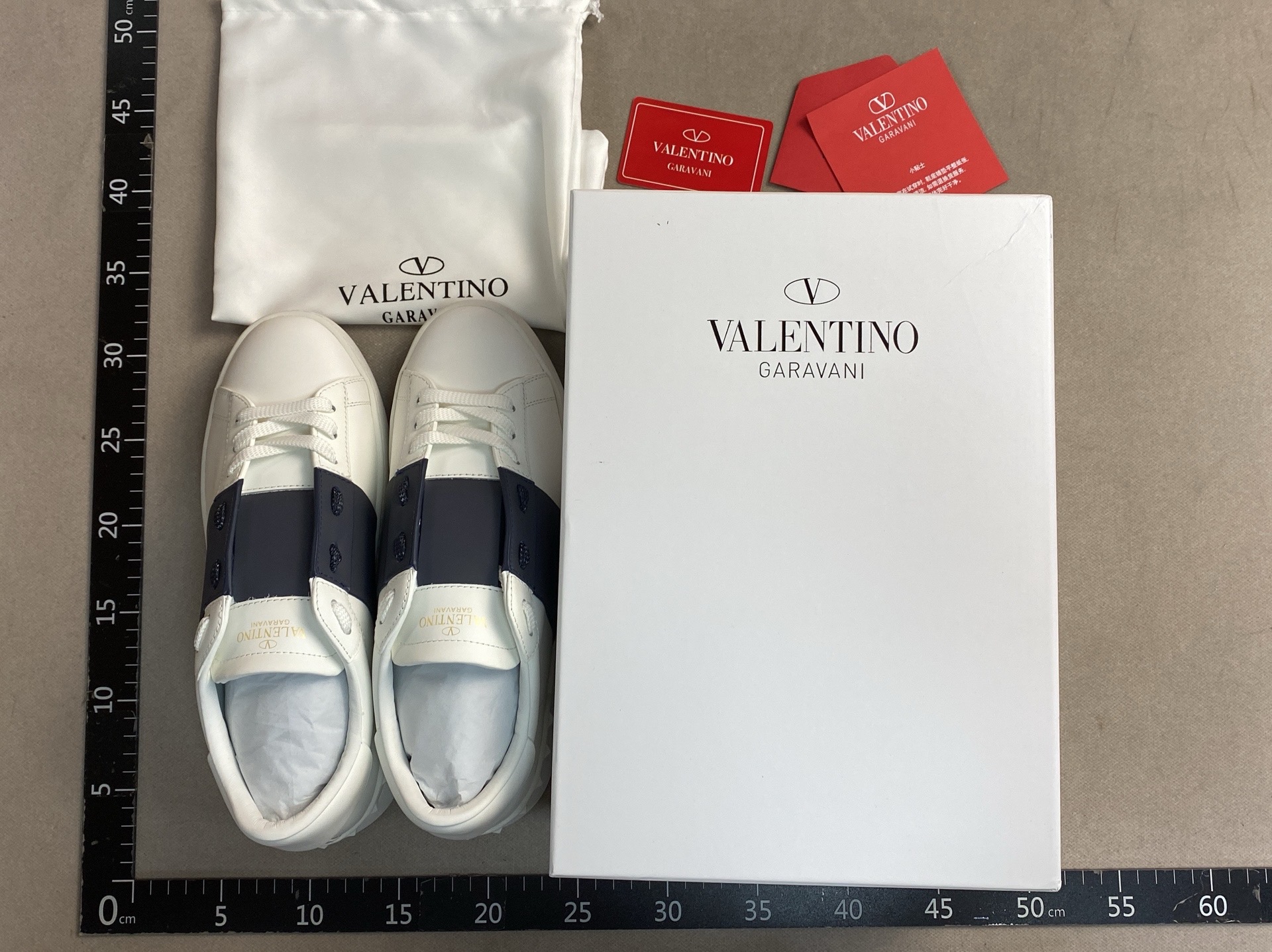 Vltn white shoes 2