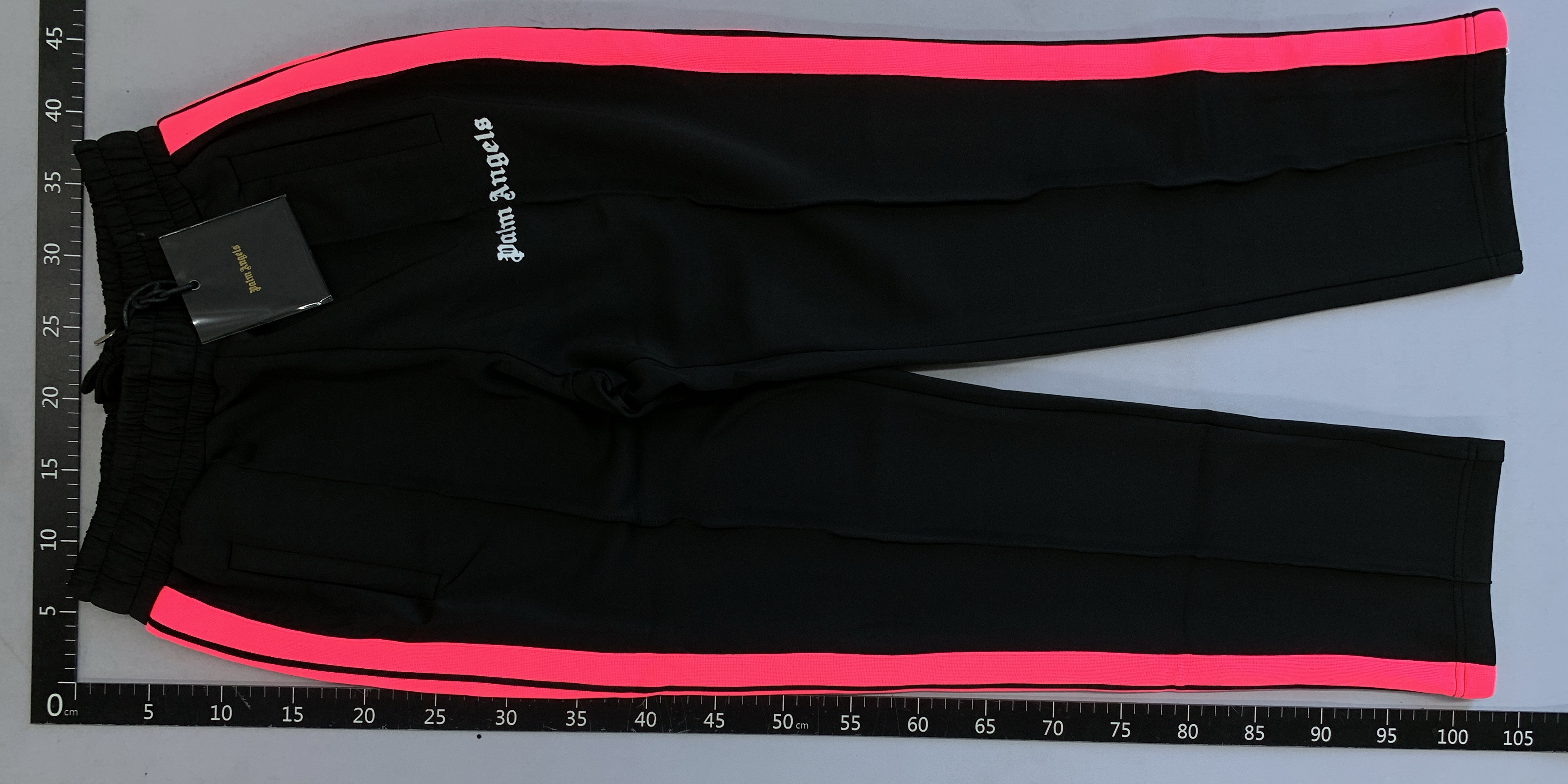 Angel pants rainbow stripes ribbon jacket lettersuit school uniform outwear ribbon casual pants export 4