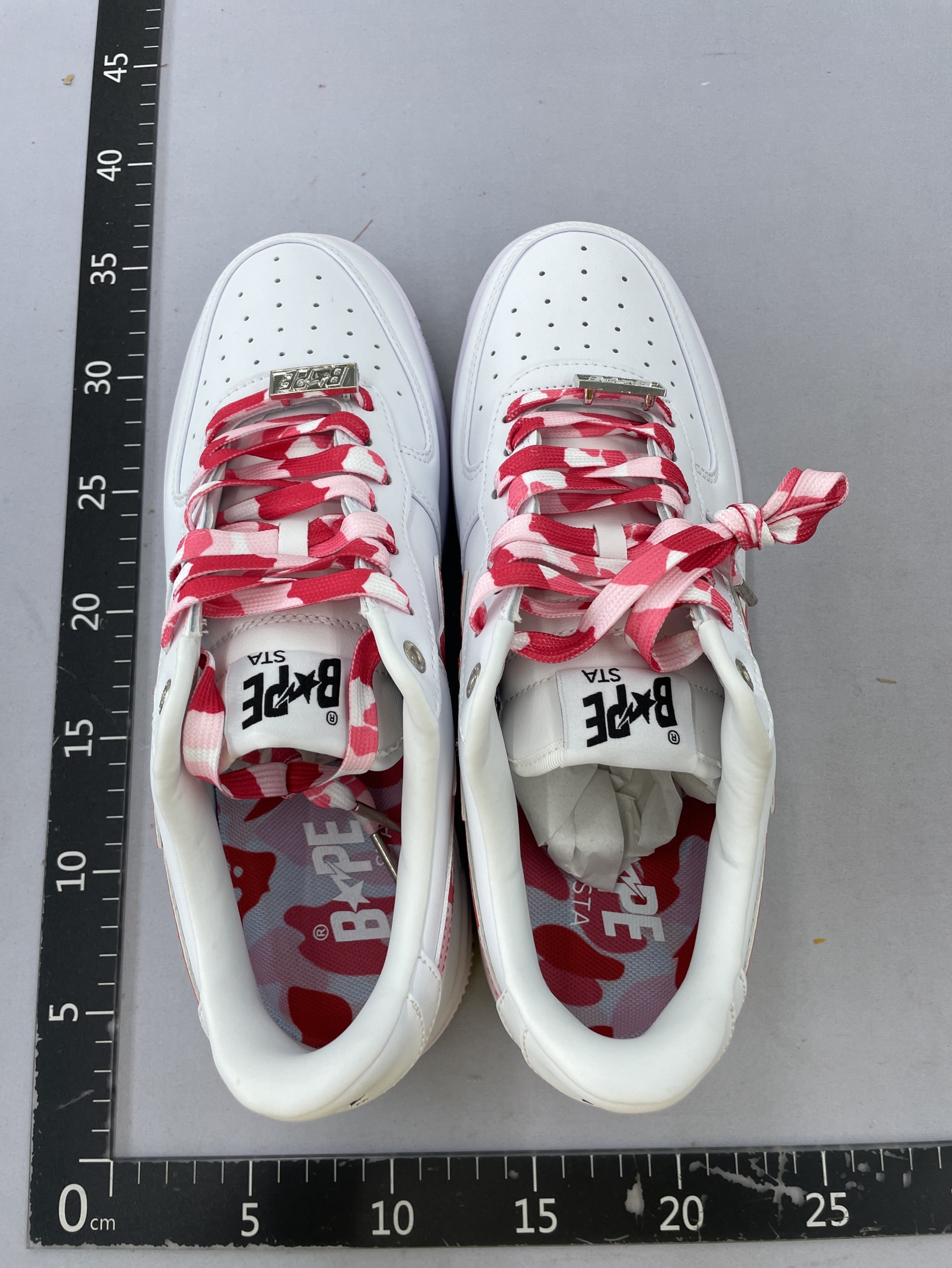 [version c] link1 bape sta to low ape* head classic patent leather low-top sports casual sneakers full set of original cardboard last development 6