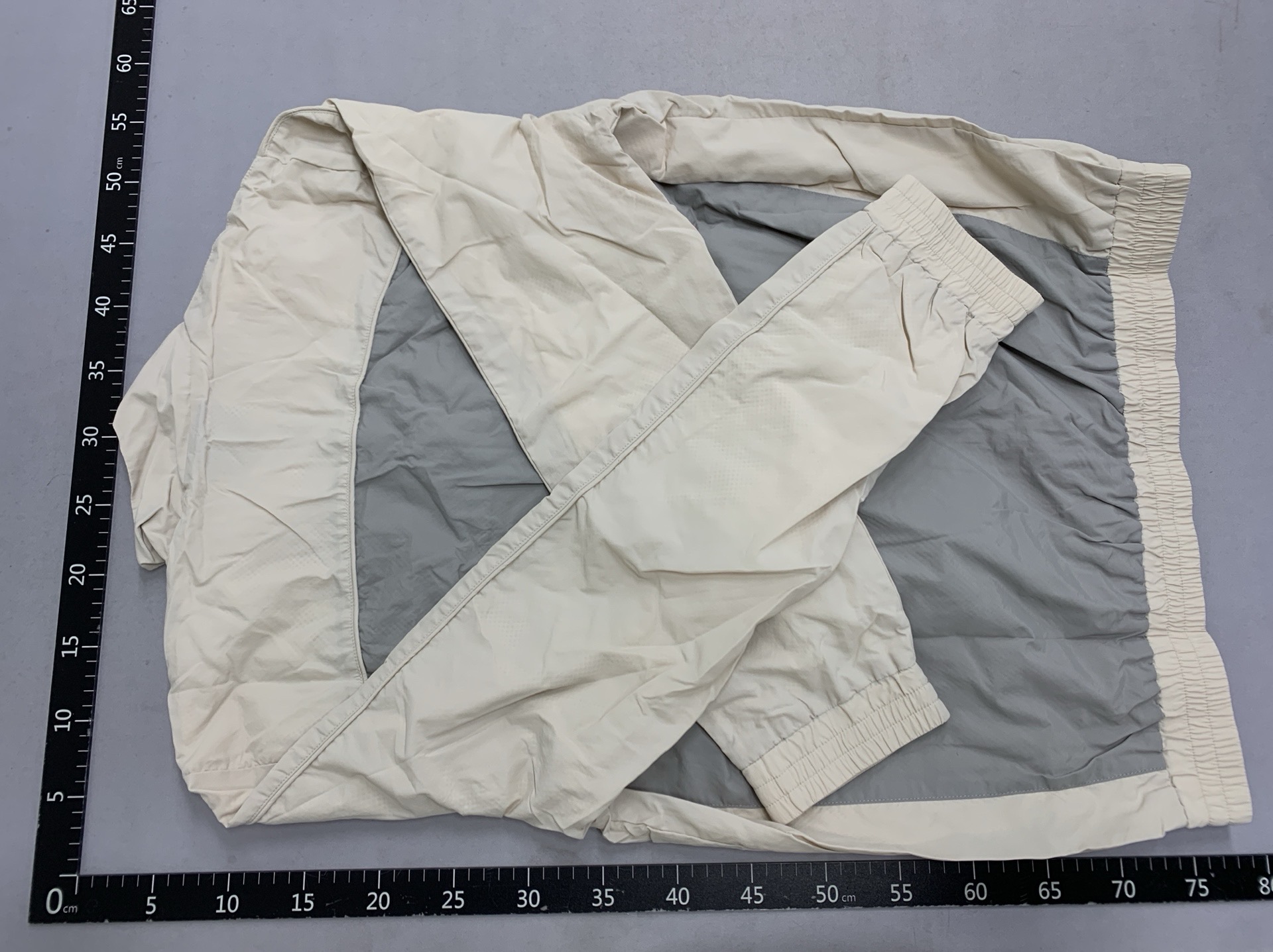 Syna world: european & american niche streetwear – american hip-hop embroidered patchwork windbreaker jacket & pants set 3