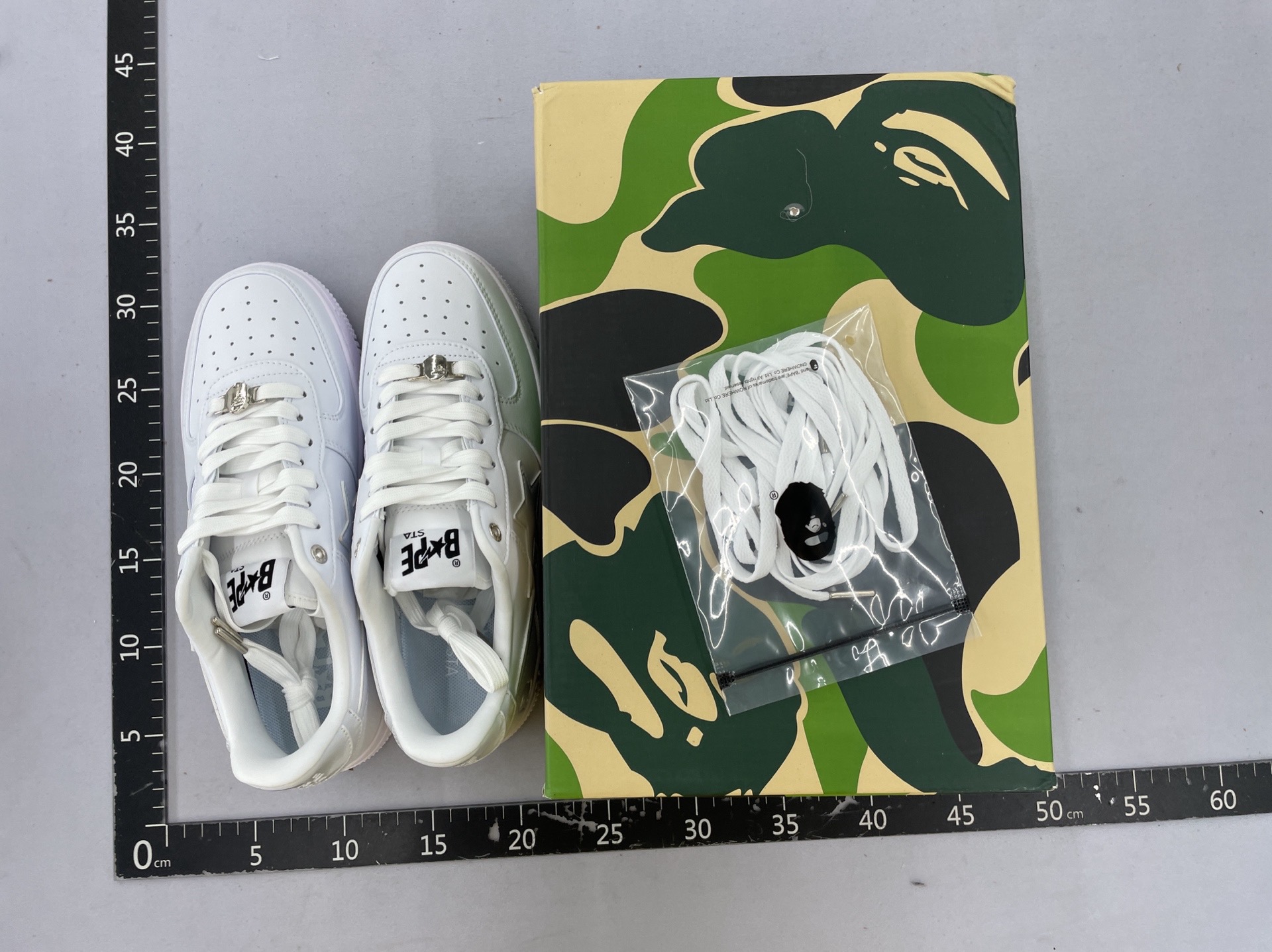 [version c] link2 bape sta to low ape* head classic patent leather low-top sports casual sneakers full set original cardboard last development 7