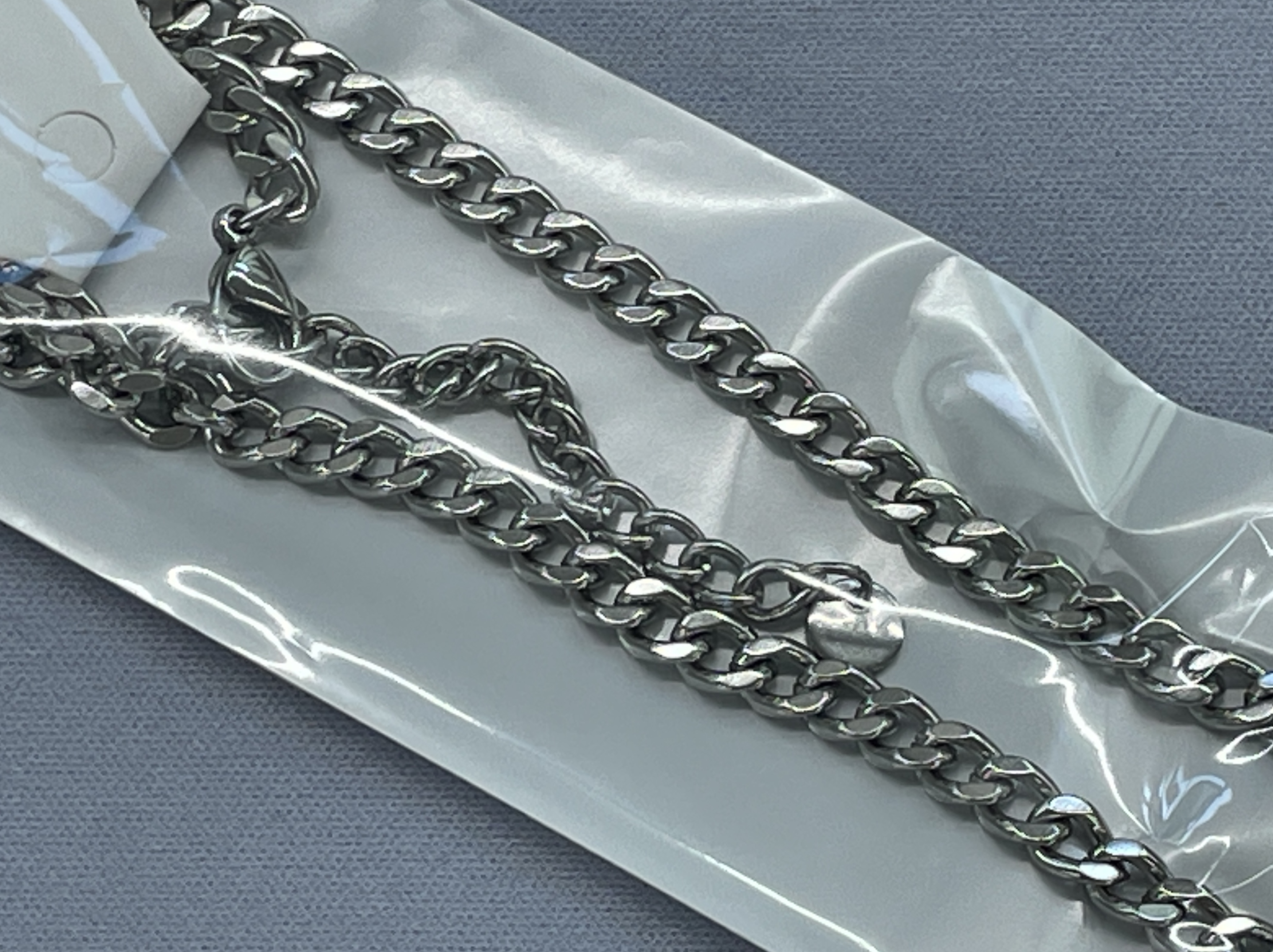 Imi basic necklace – unisex minimalist chic jewelry – trendy hip hop cuban link chain – high street cool titanium steel plain chain – yl664 3
