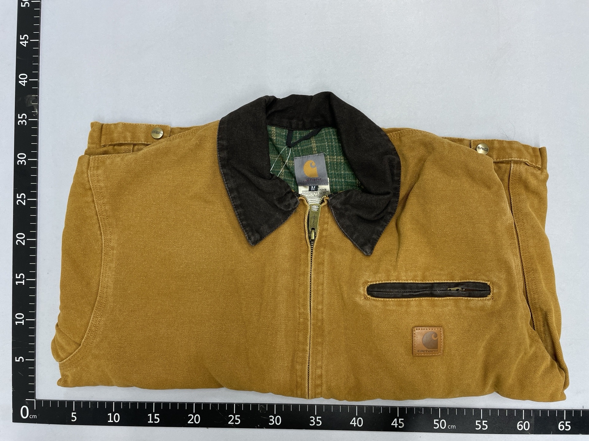Left horizontal zipper under brown block spiral seven-color black lapel jacket 77011643 5