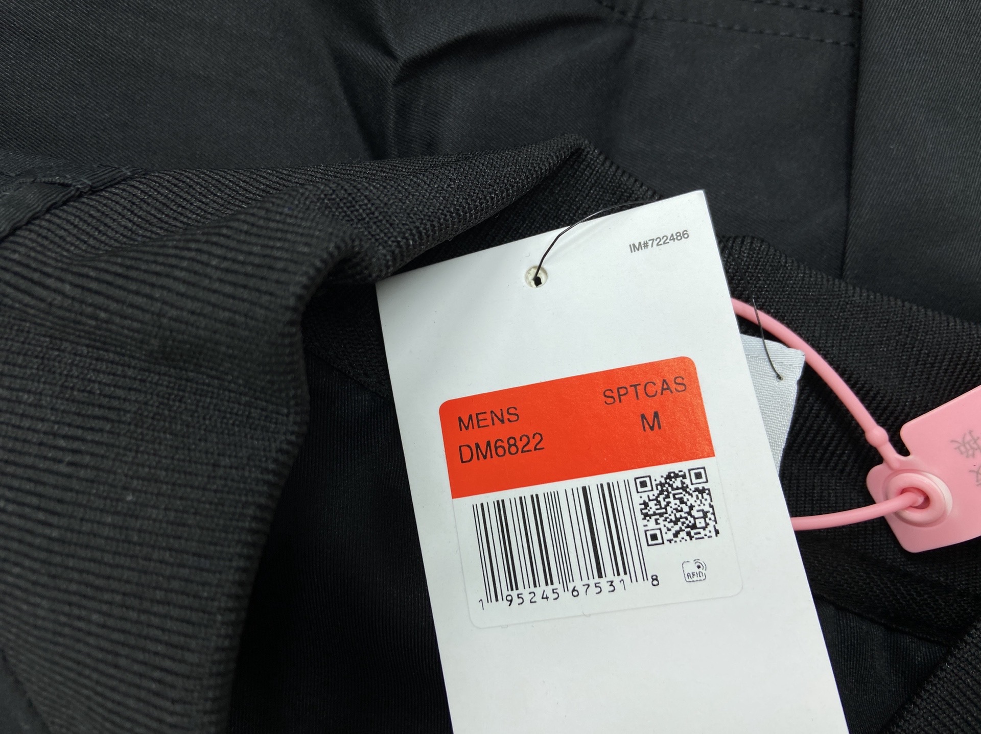 Left embroidered white nick hook, vertical collar, same zipper, two-color round neck jacket 66042431 2