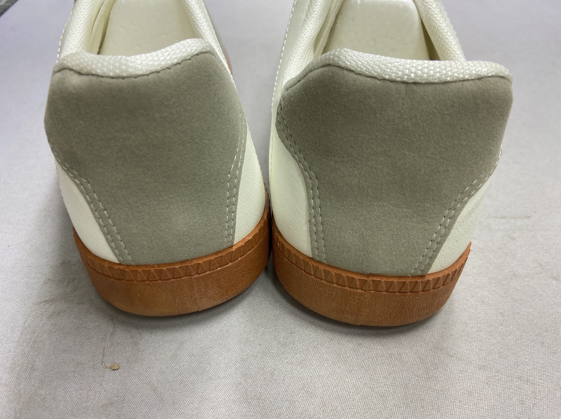 Export cross-border mm6 high version 2026 retro german training shoes women’s genuine leather white shoes low-top sports shoes men 3