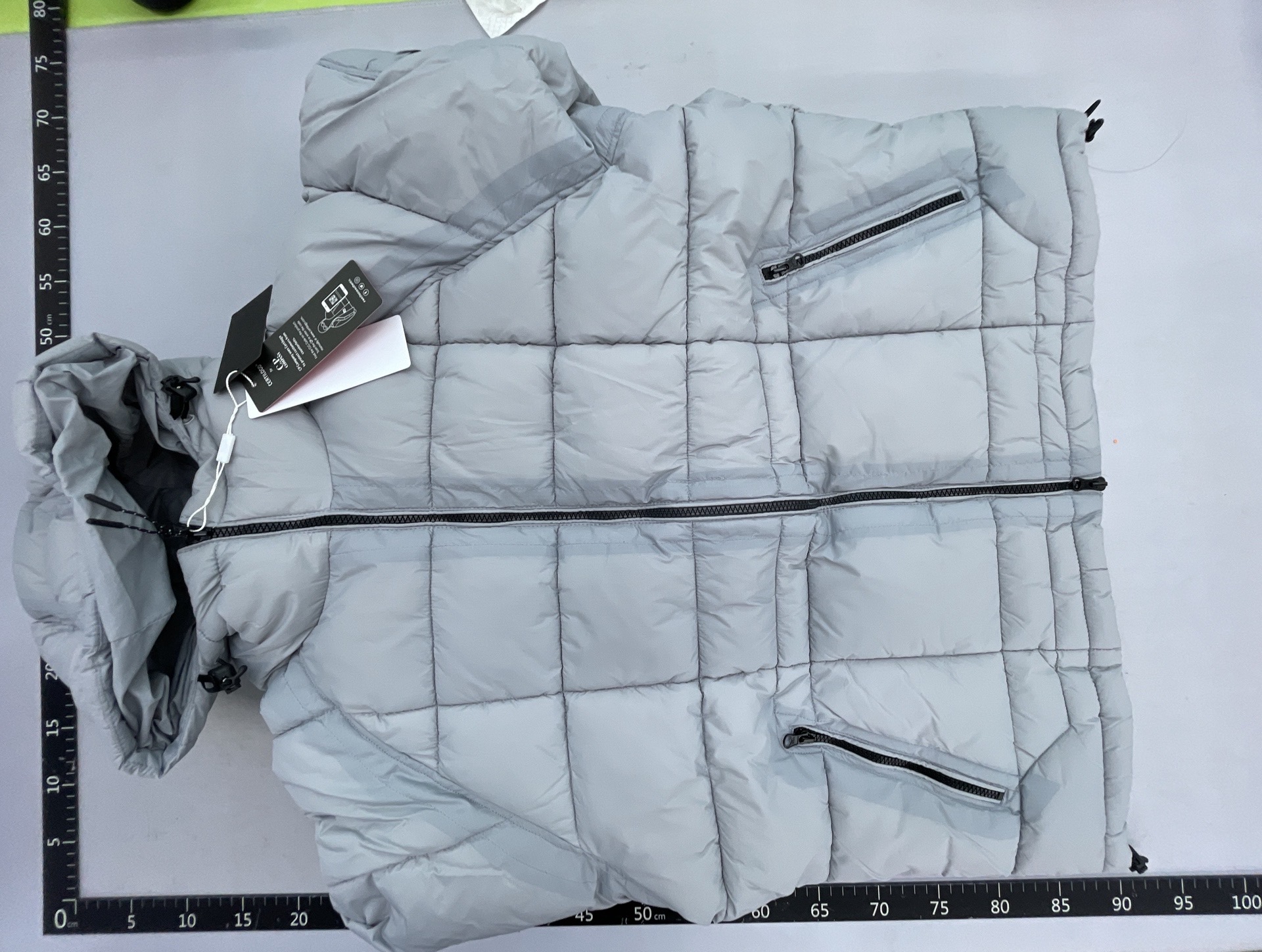 Export pure color seam cotton jacket for men and women, same style fw24 hooded winter fashion versatile style [snapshot] 3