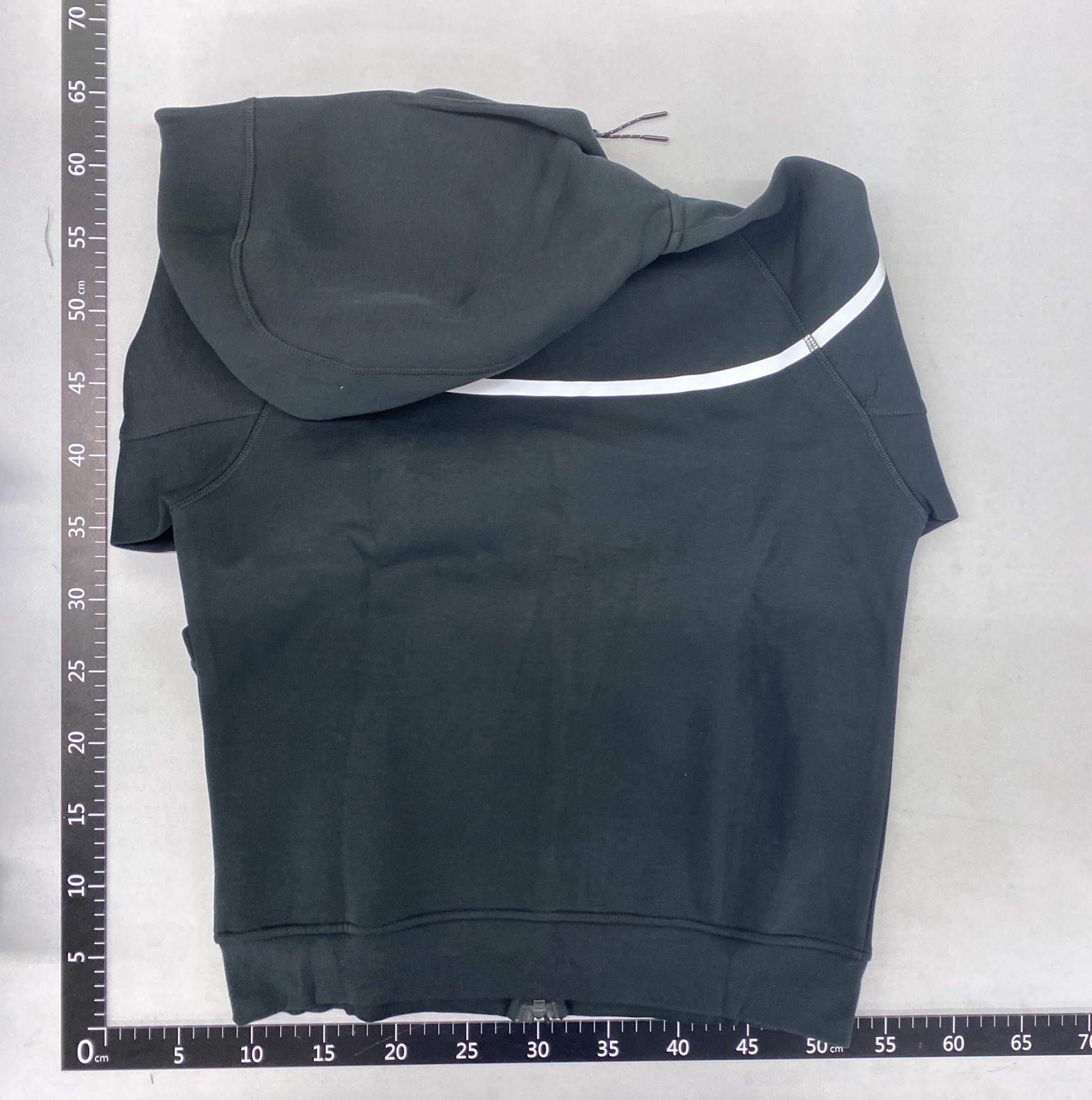 25 years new arrival sports hooded outwear sweatshirt air layer cotton zipper jacket autumn reflective laminated jacket suit 5