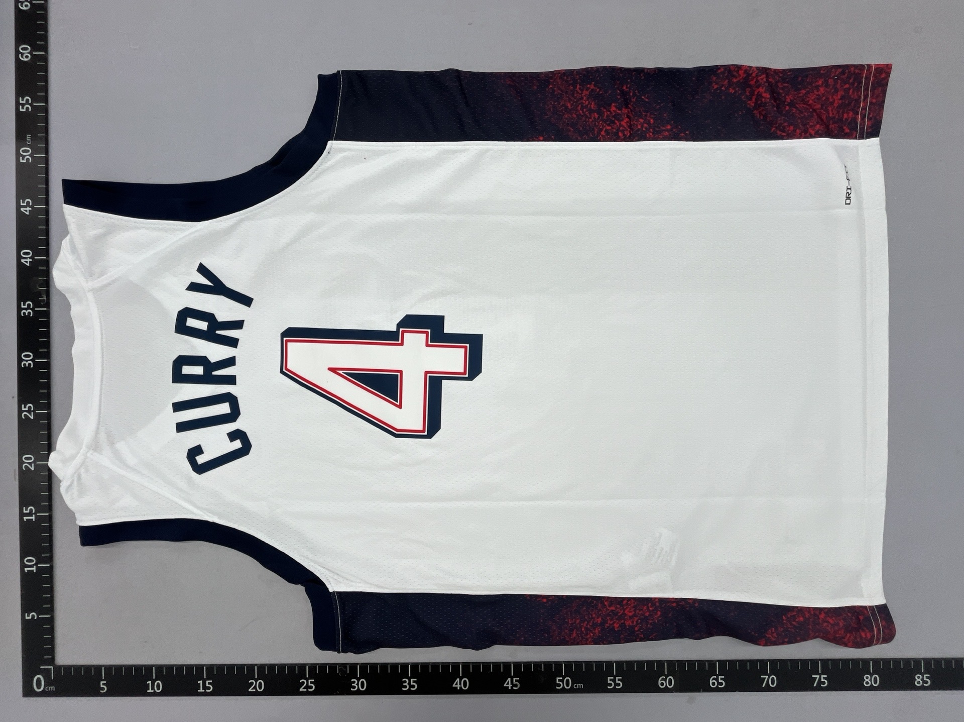 White 4 black and red stroke white jersey 1210053-303ft 2