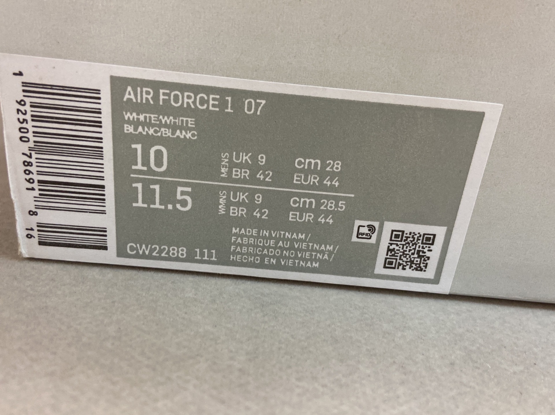 Low-top air force one pure white women’s sneakers af1 high version men’s shoes couple small white toe with chip 5