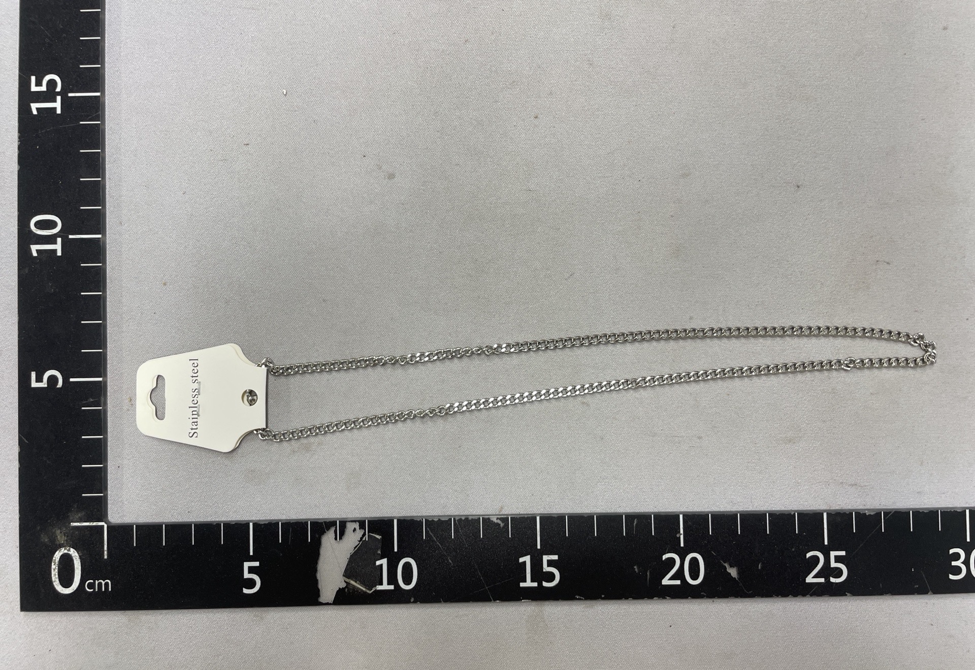 European and american pendant necklace, exaggerated style, gold, silver, and black, 304 stainless steel, 4mm wide, 60cm length, hip-hop accessories 3
