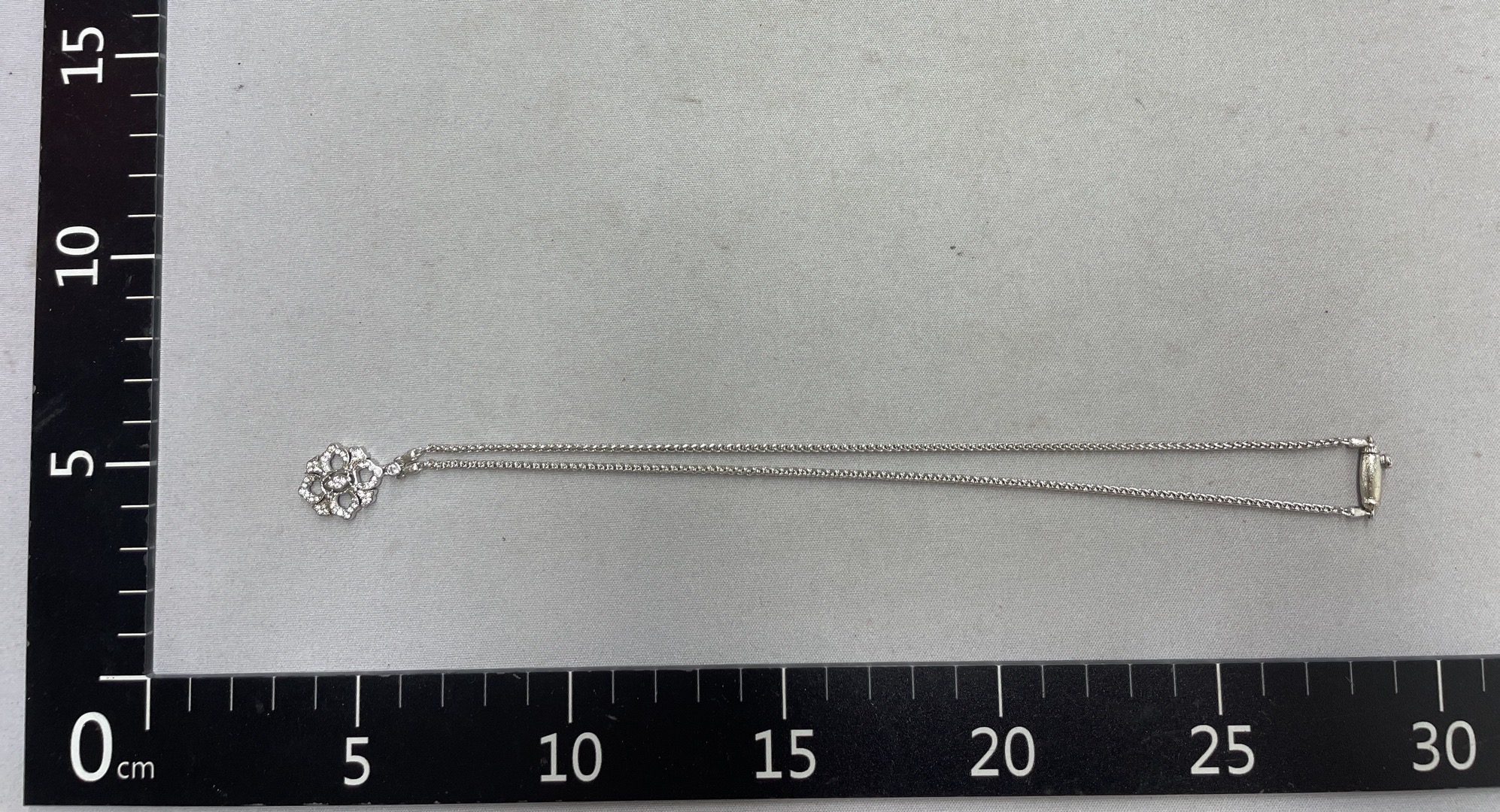 Italian brushed necklace for women 925 silver large retro palace amazonite color matching versatile 3