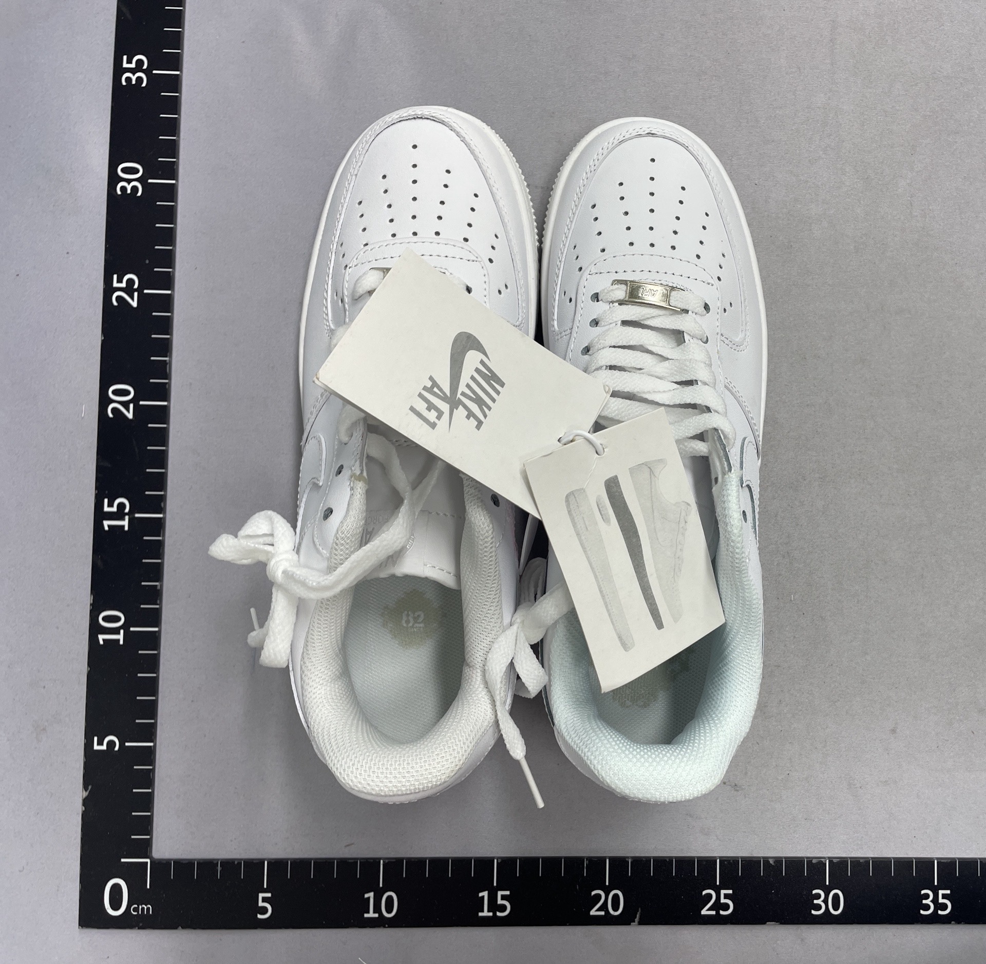 Nike authentic af1 air force 1 pure white men’s and women’s casual sneakers – versatile, height-boosting, skateboard shoes 5