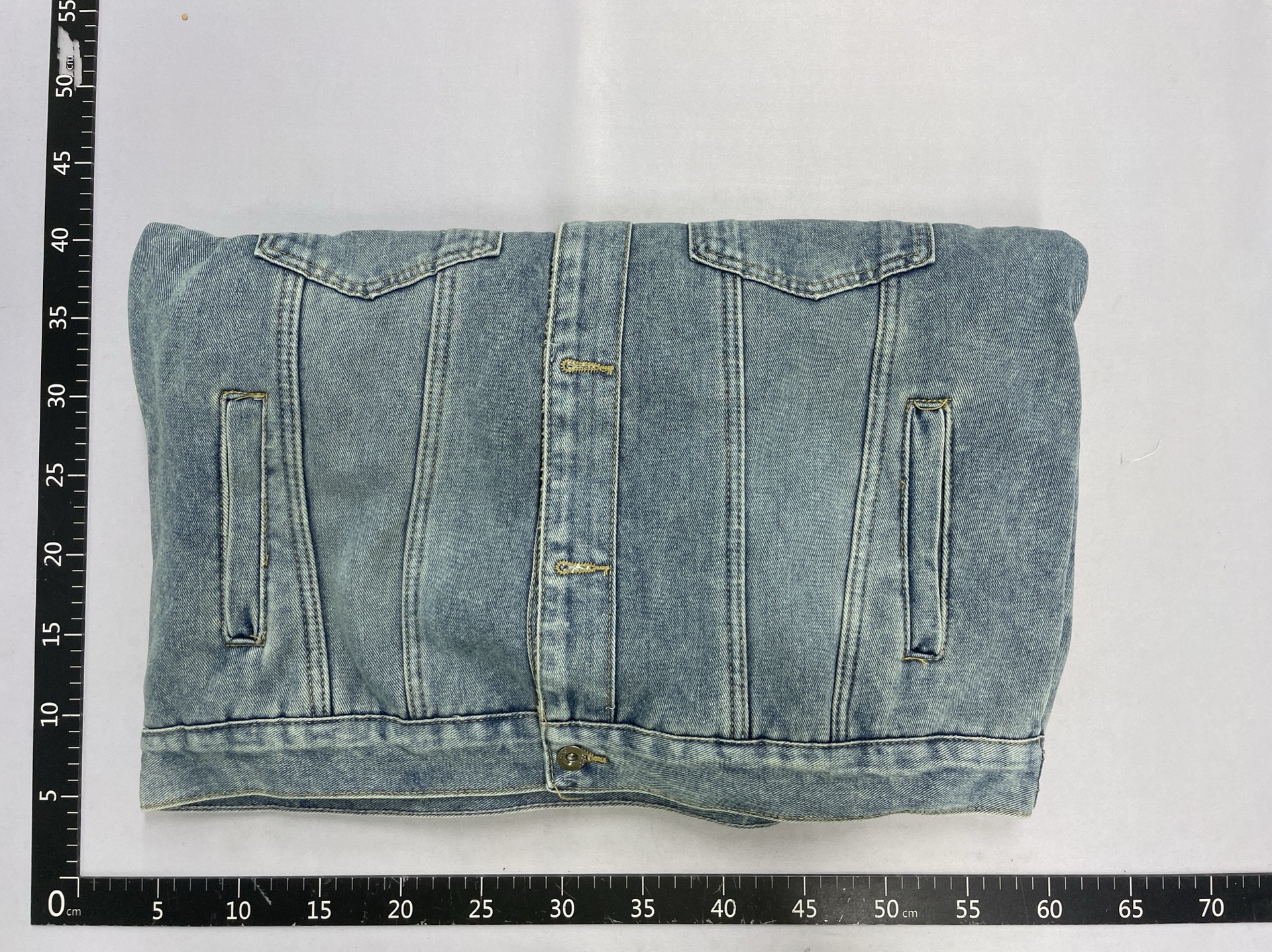 Plus size winter turn-down collar faux lambswool cotton coat men’s trendy brand thickened warm workwear denim jacket padded outerwear 5