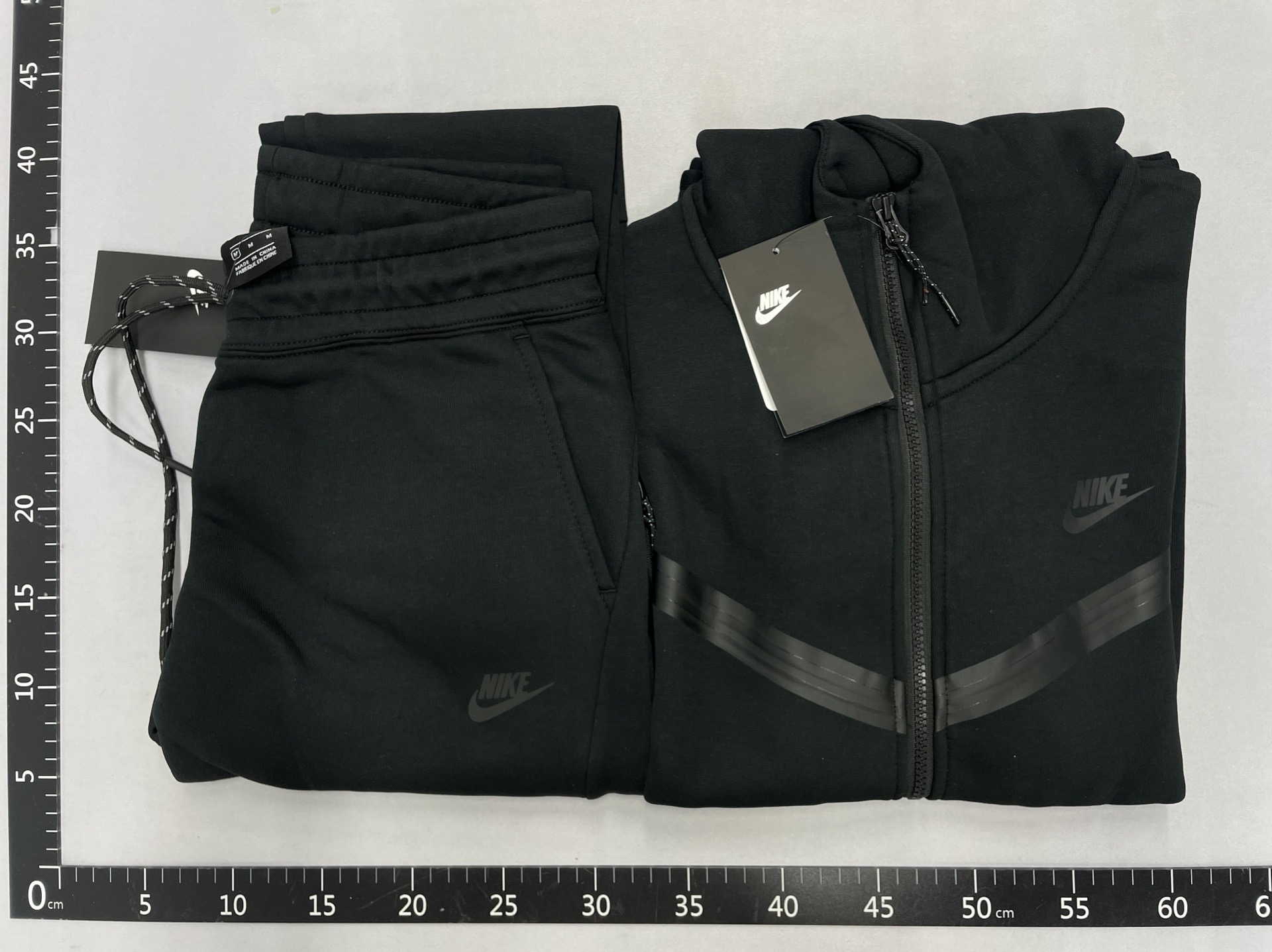 Men’s cross-border sports set: air layer cotton knit hooded zip-up jacket & sweatpants – perfect for spring and autumn activewear 7