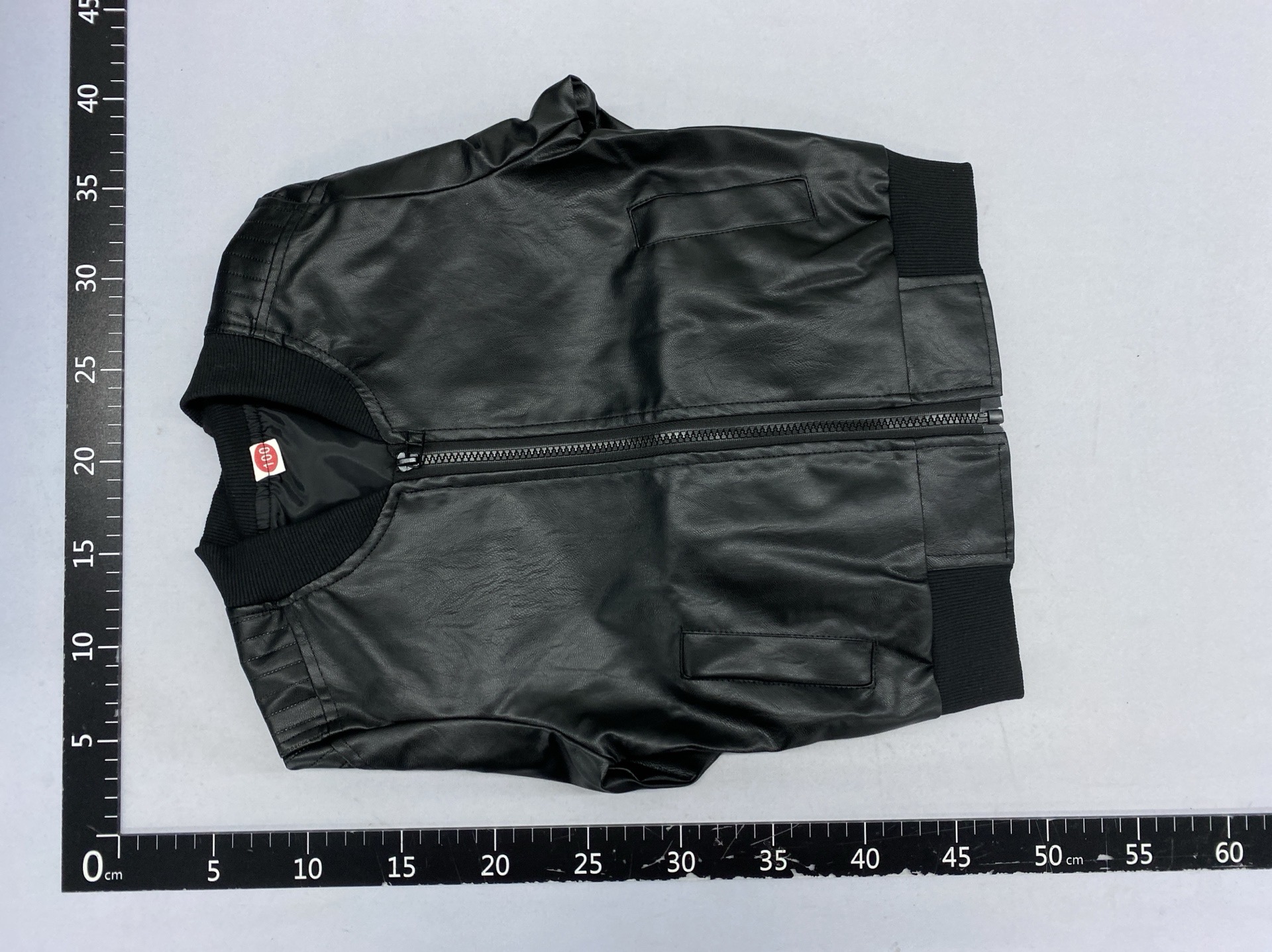 Boys’ winter fleece-lined thickened leather jacket outerwear, children’s mid-to-large size pu leather jacket – dropshipping available 4