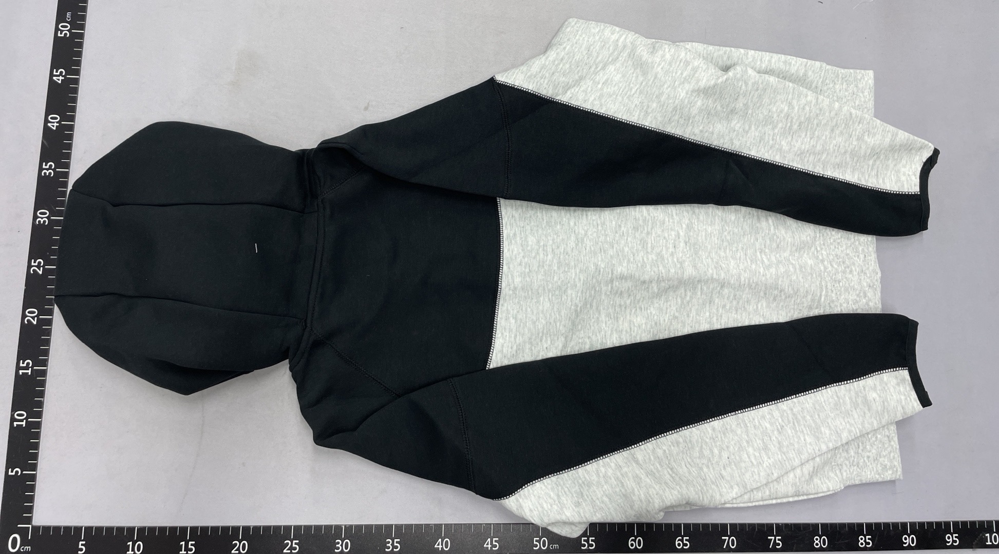 Cross-border men’s air layer cotton casual sports jacket & casual pants set 922-002 3