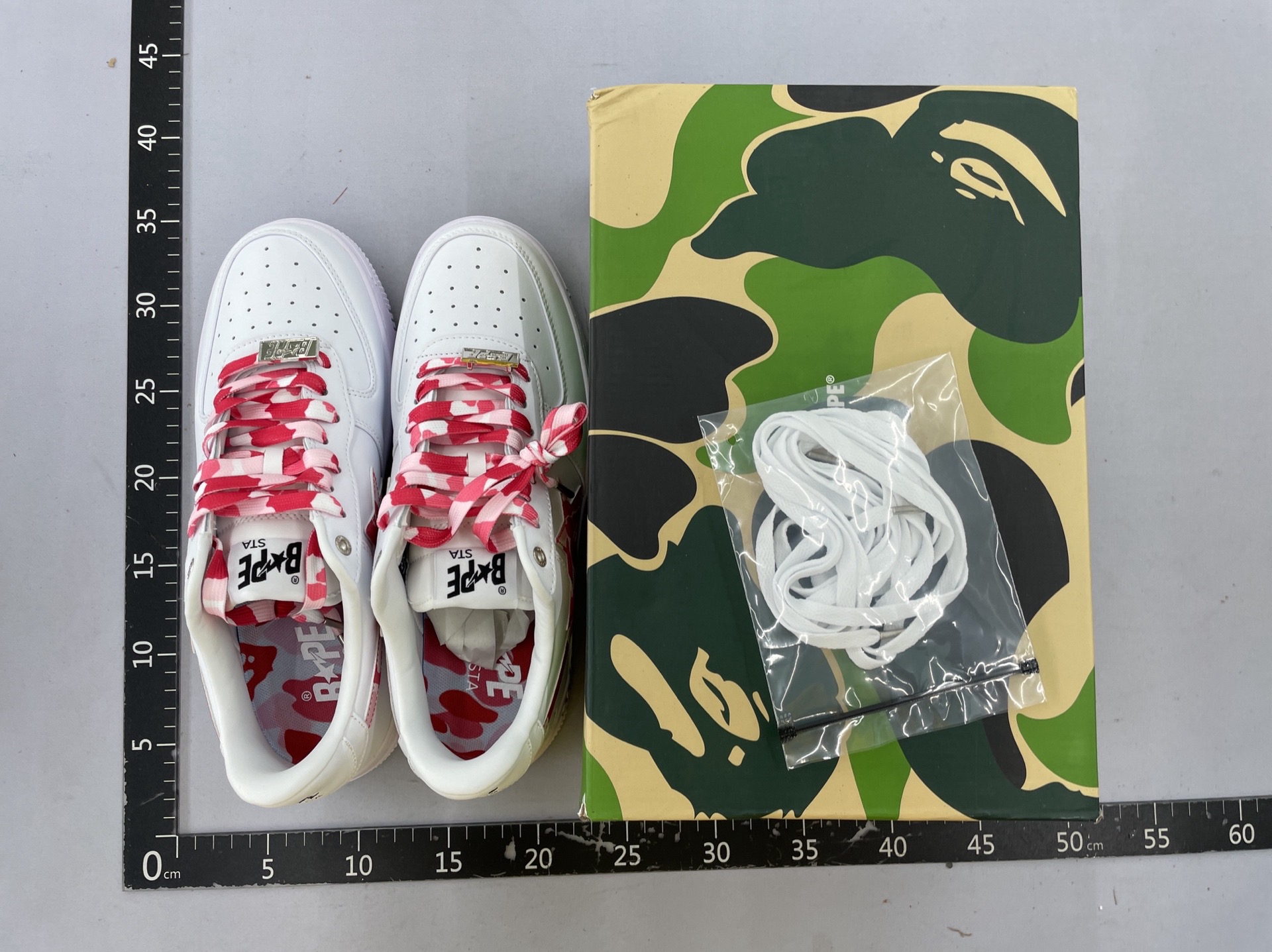 [version c] link1 bape sta to low ape* head classic patent leather low-top sports casual sneakers full set of original cardboard last development 7