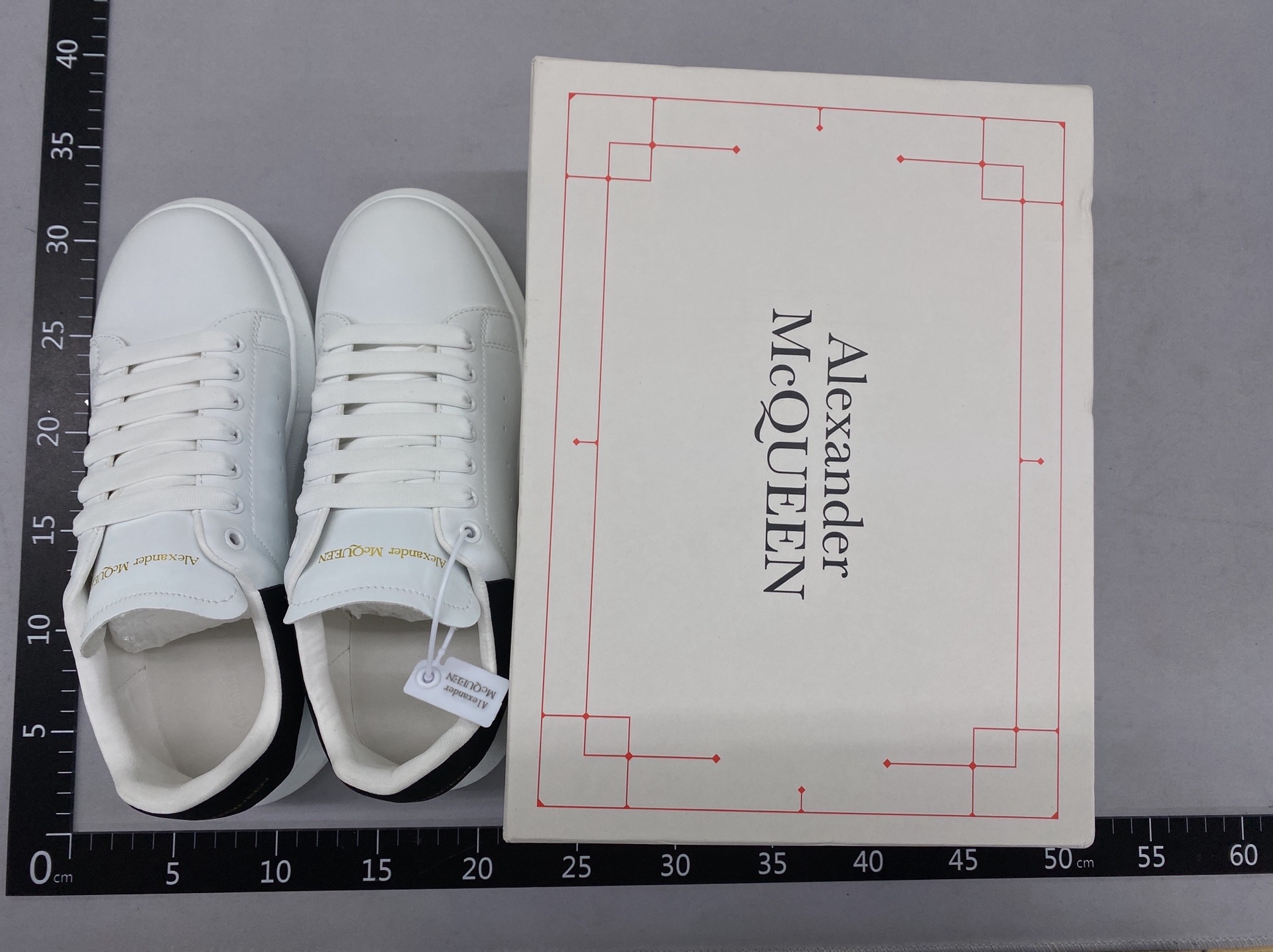 Mckunda white sneakers women’s 2024 spring/summer new collection chunky platform height increasing shoes genuine leather couple’s casual skate shoes 6