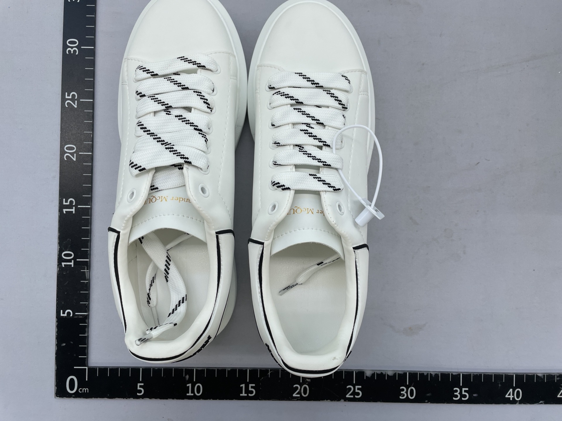 Shoes mcqueen low anklein stockwhite shoes women 2023new arrivalthick sole genuine leather casualeasiest for matchcouple board 5