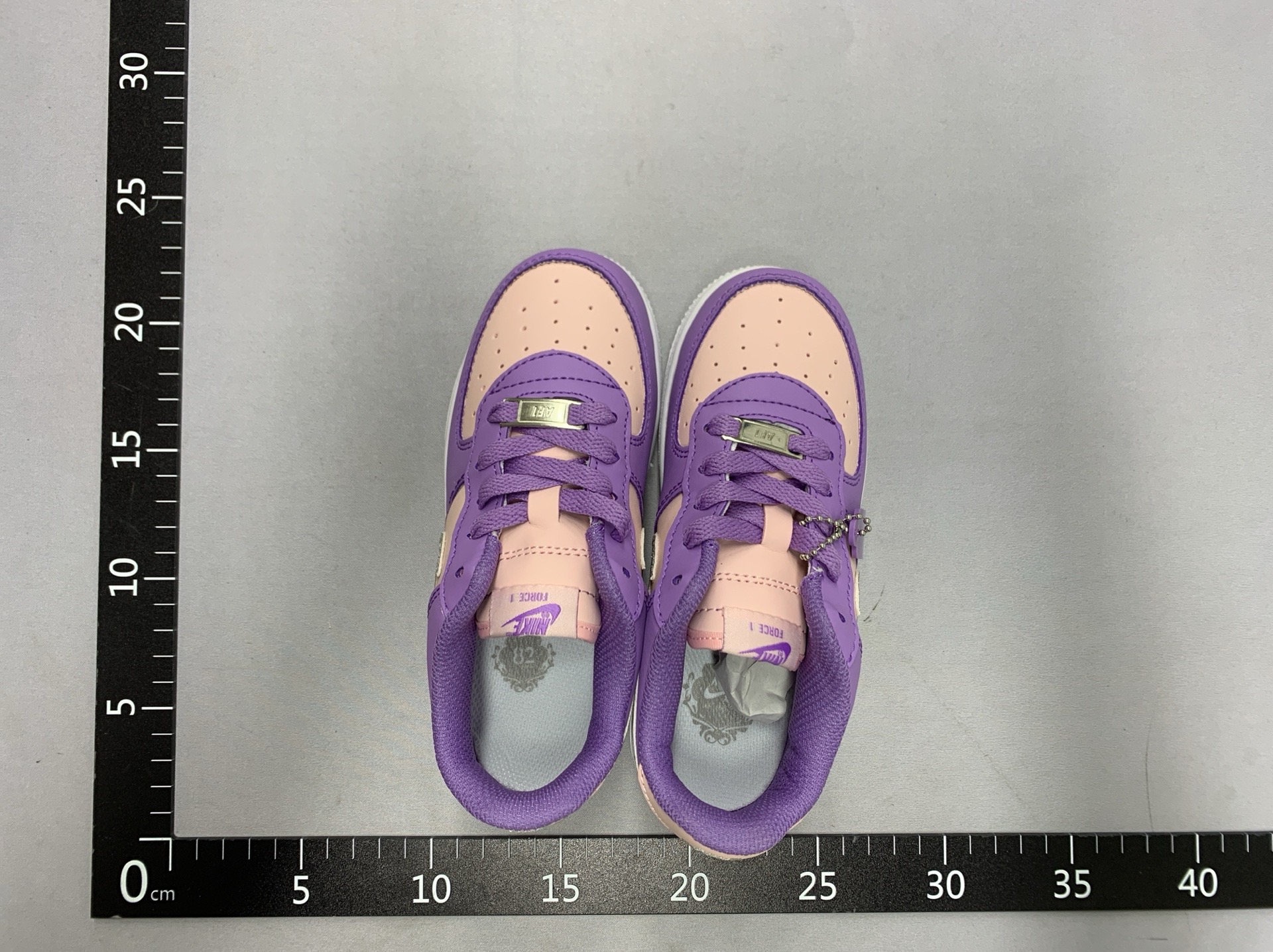 Kids’ air force 1 (style 1) – spring/autumn trendy low-top velcro sneakers, white canvas shoes 5