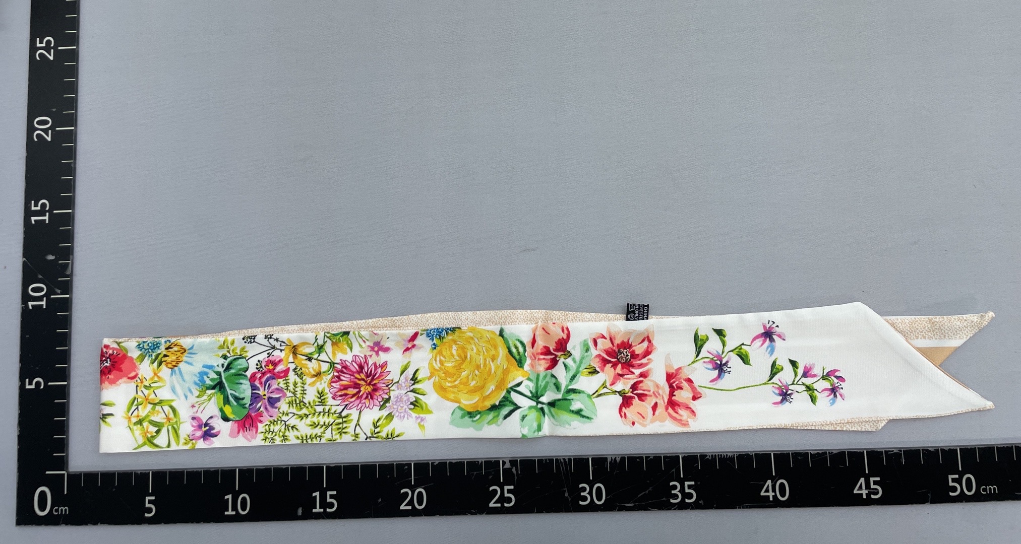 New arrivald family flower long silk scarf artificial silk small ribbon classy scarf hair tie bag handle ribbon for women 4