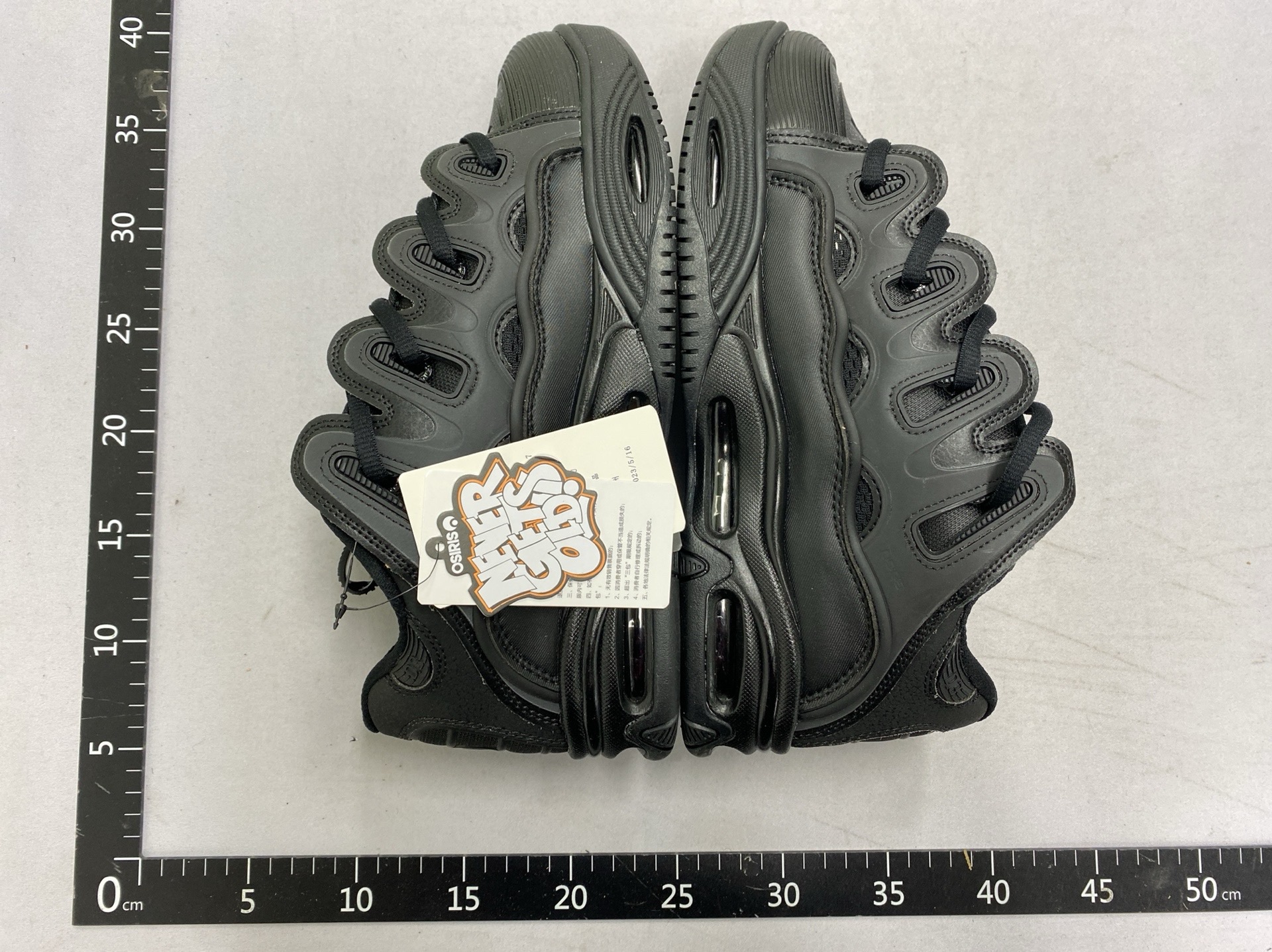Skateosirisd3 full air cushion shoes thick tongue bread shoes hip hop 3m reflective instock socks shoelaces 4
