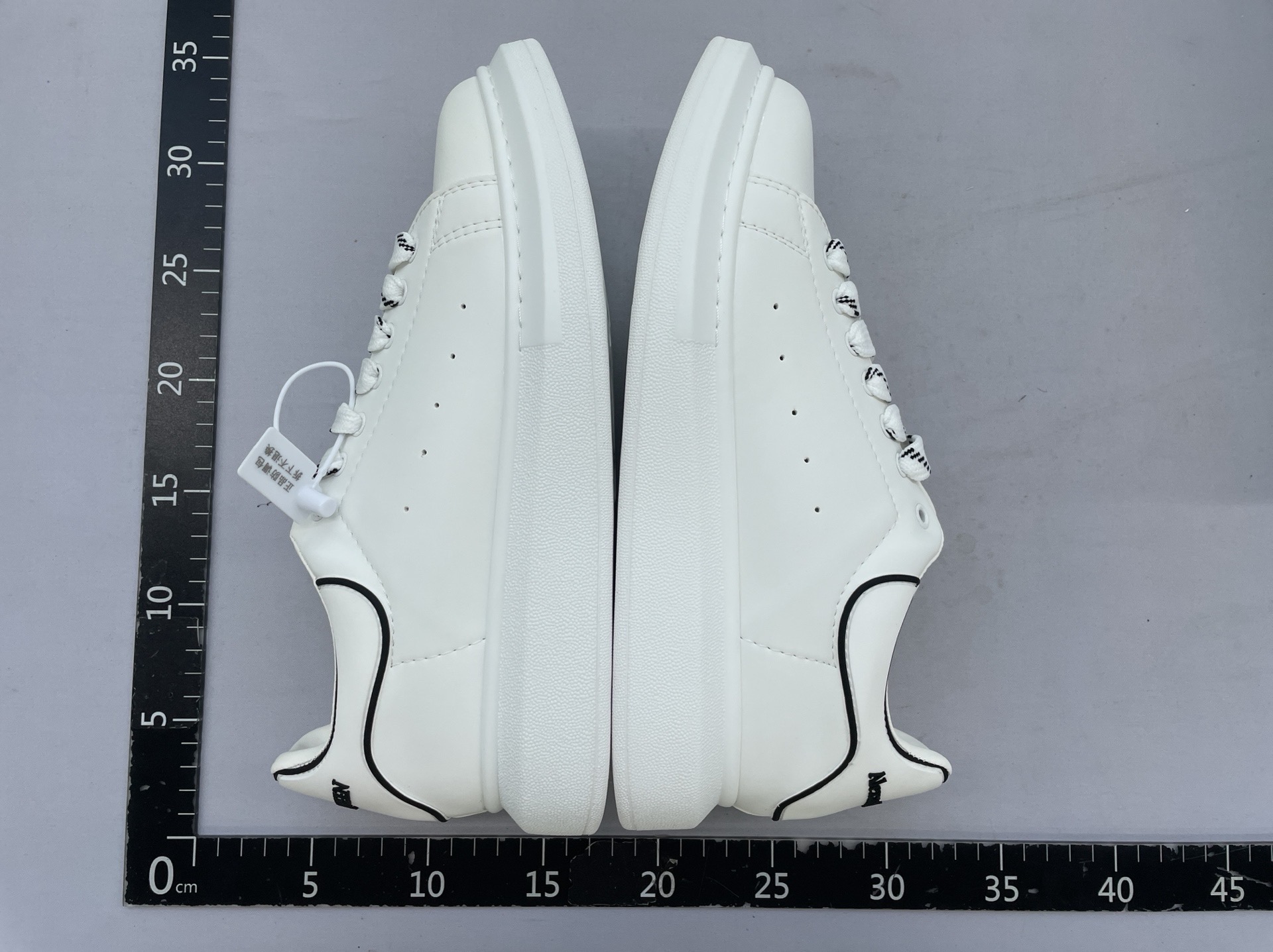 Shoes mcqueen low anklein stockwhite shoes women 2023new arrivalthick sole genuine leather casualeasiest for matchcouple board 3