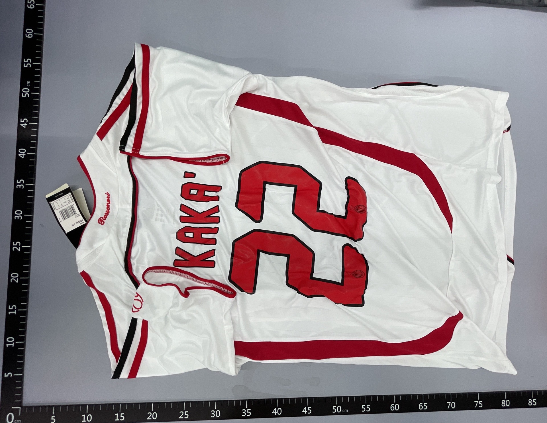 Ac milan retro jersey 06/07 season kaka maldini ronaldinho rivaldo pirlo collectible soccer uniform 4