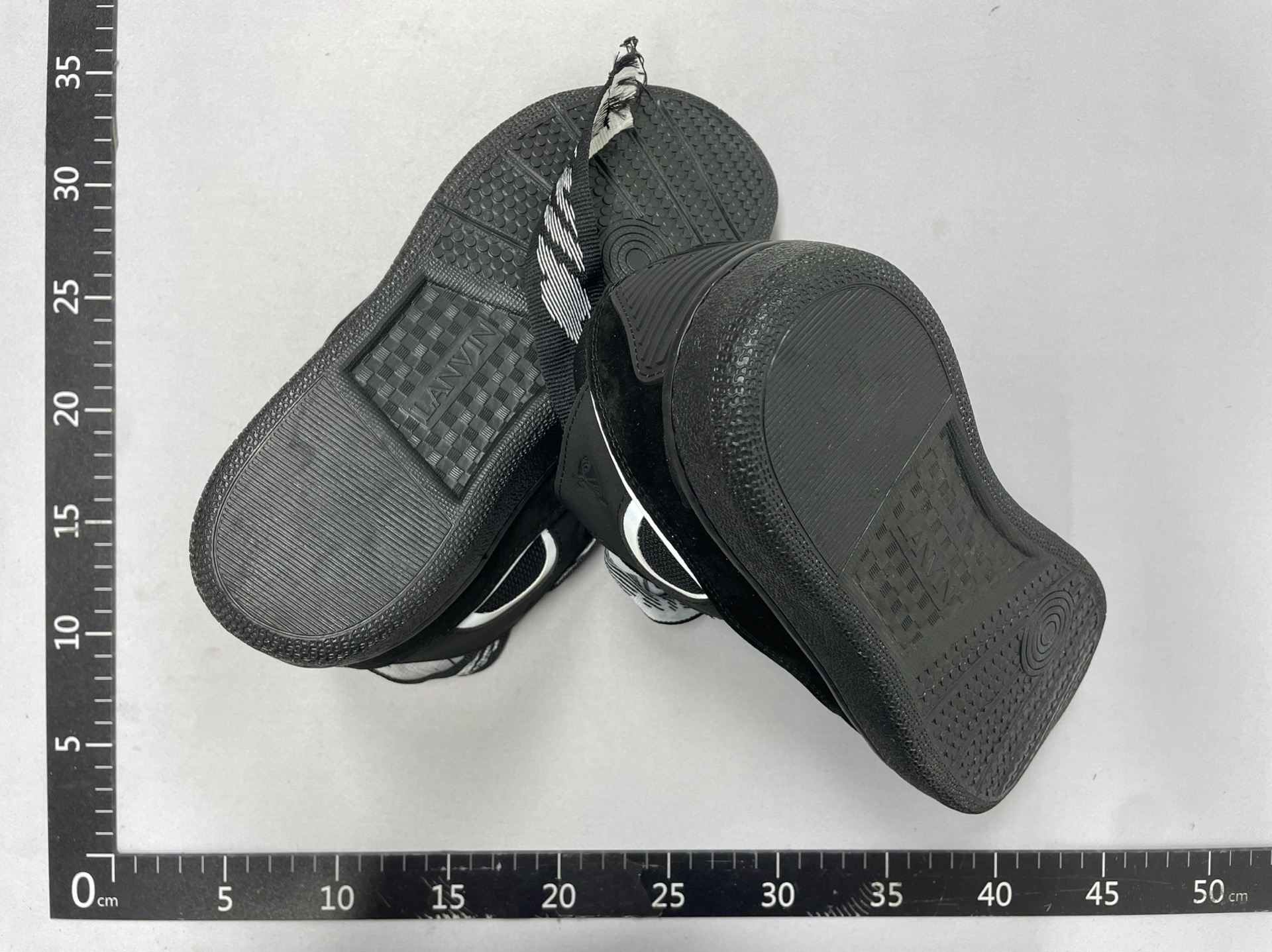 Ins lanvin bread dad shoes men’s and women’s leather patchwork tie back curb shoes german training trendy sports casual sneakers 3