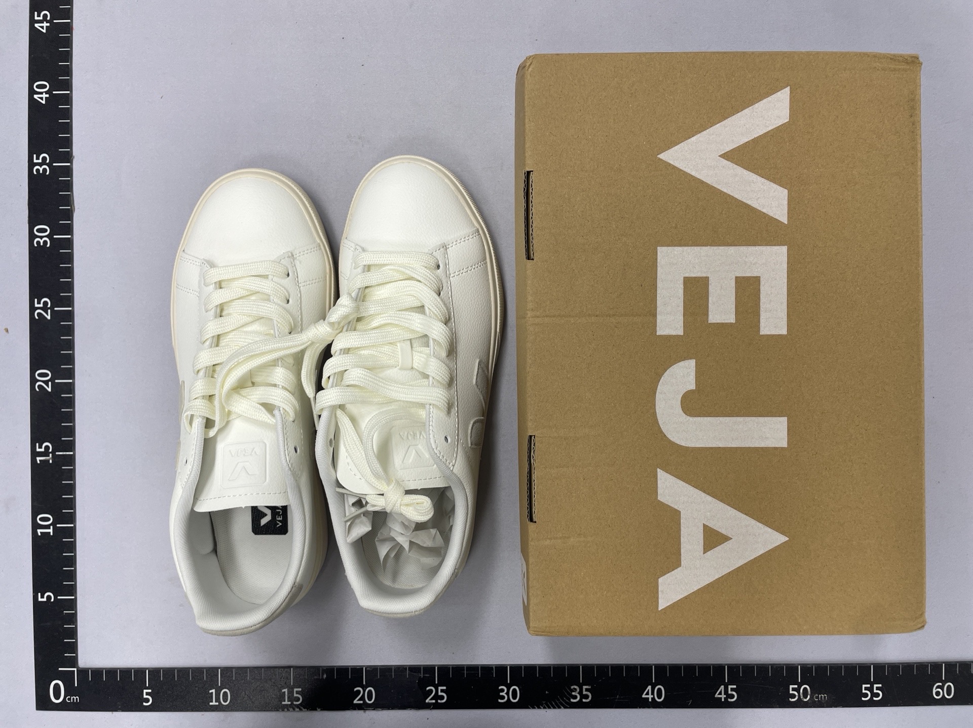 【tg batch】 vej*a campo chrome series white sneakers 6