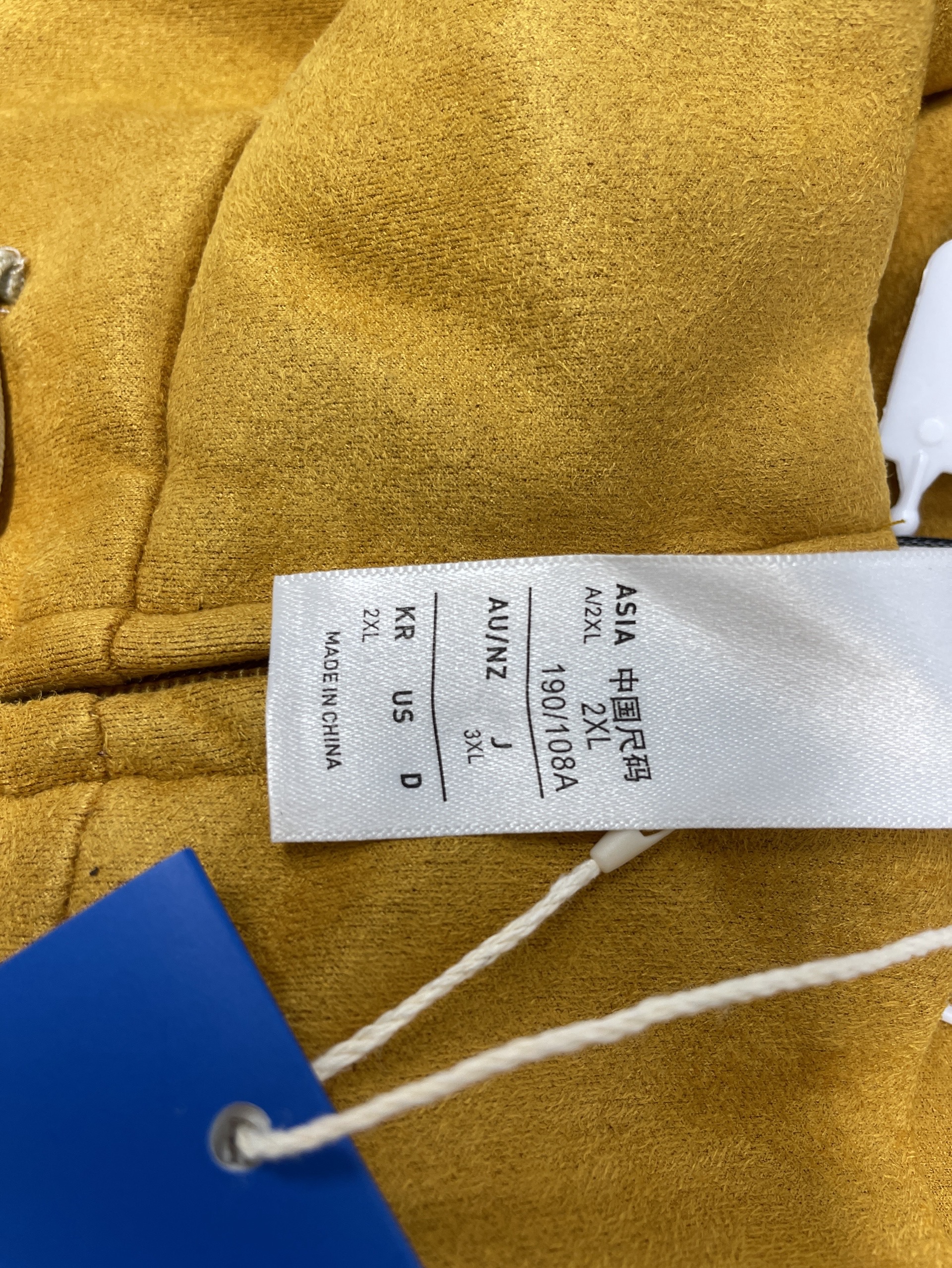 Button left embroidered white three sleeves three vertical eleven color stand collar jacket 88010942 4