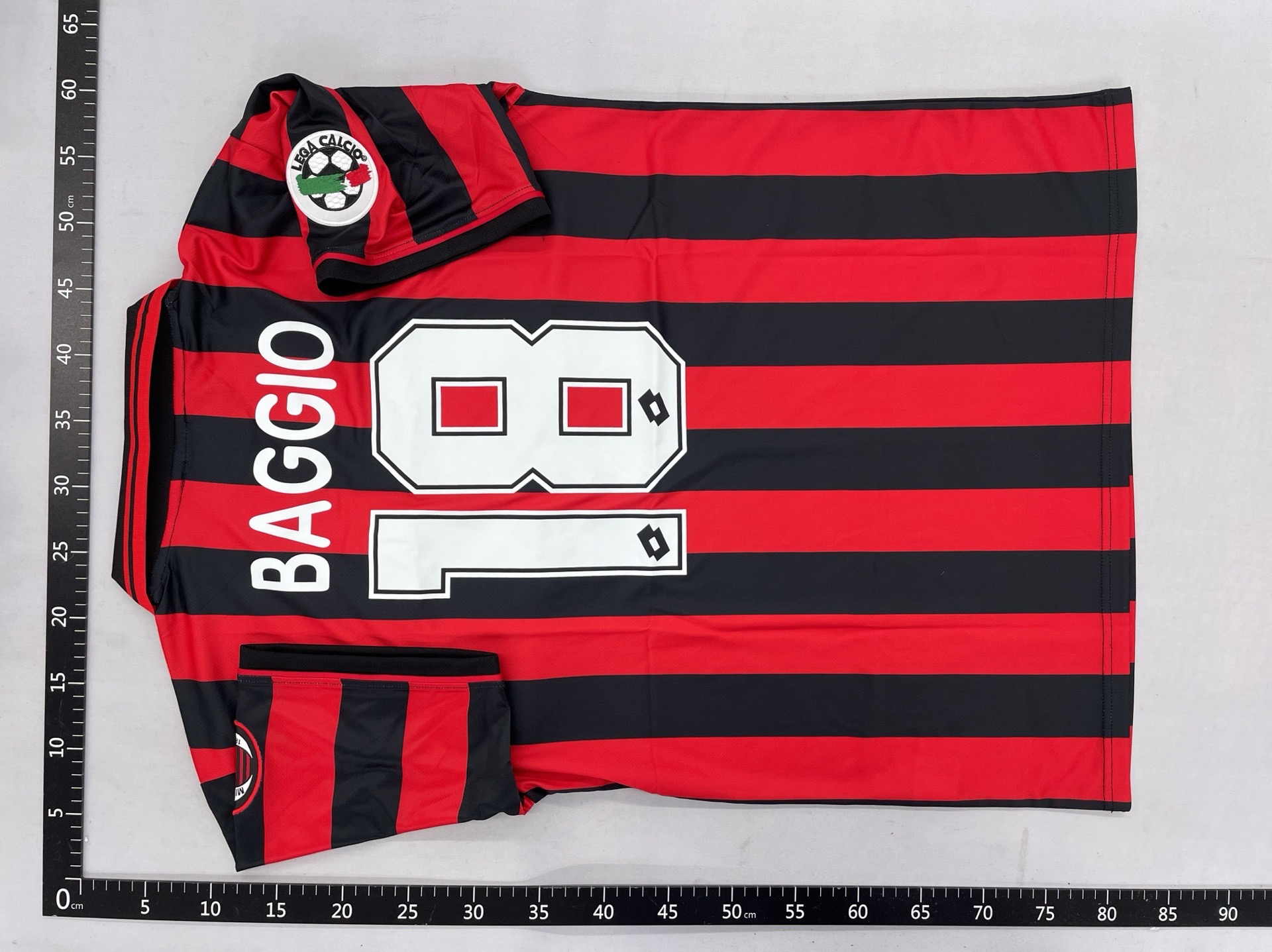 Retro jersey classic nostalgic replica football kit ac milan team kit kaka maldini inzaghi jersey 3