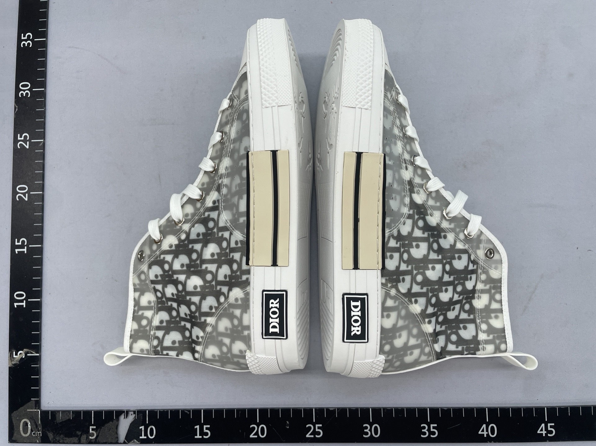 High-quality d home b23 high-top couple sneakers transparent mesh letter low-top canvas shoes casualeasiest for matchwhite shoes 4